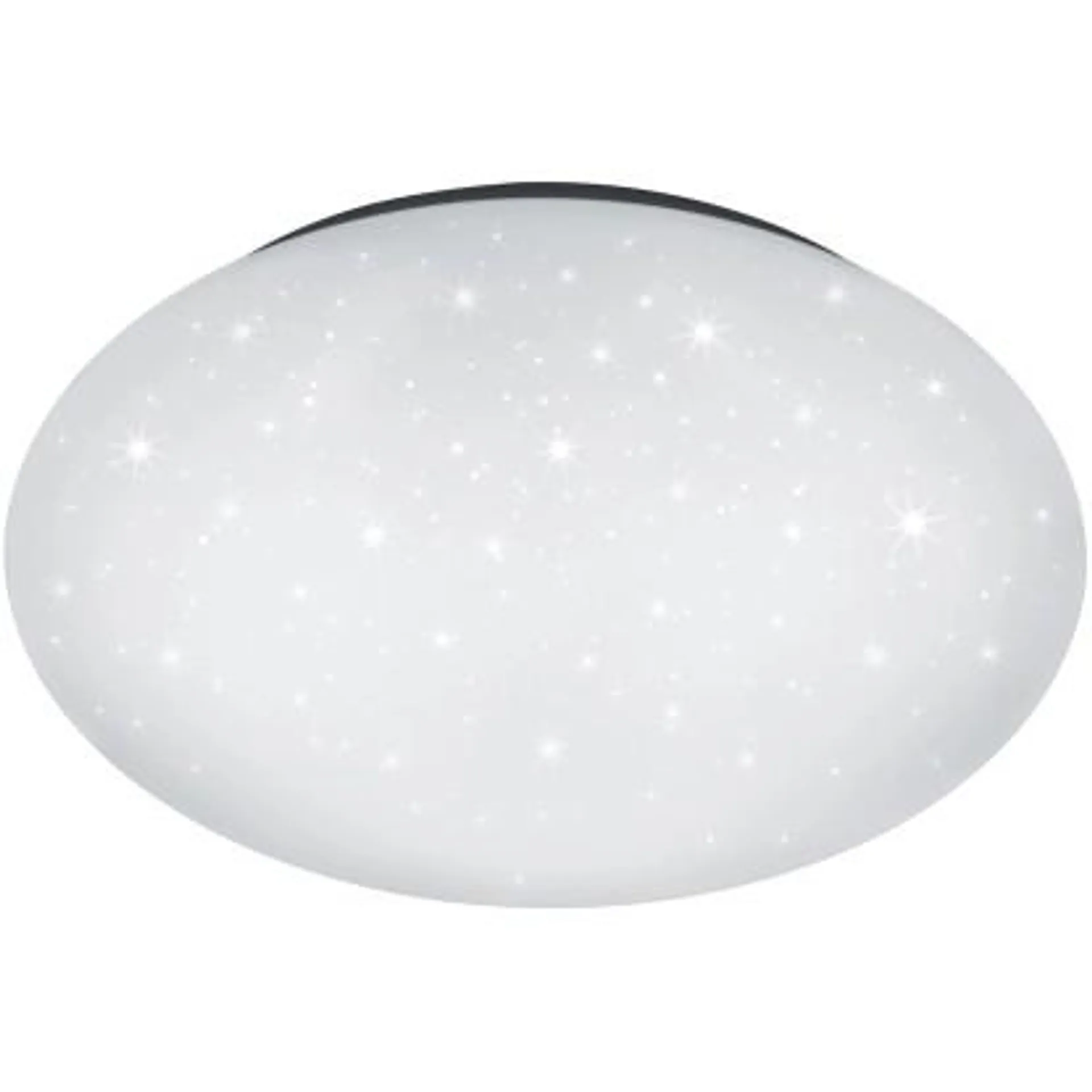 Plafoniera LED cielo stellato Putz gesso bianco 1 luce 15 W 1450 Lm