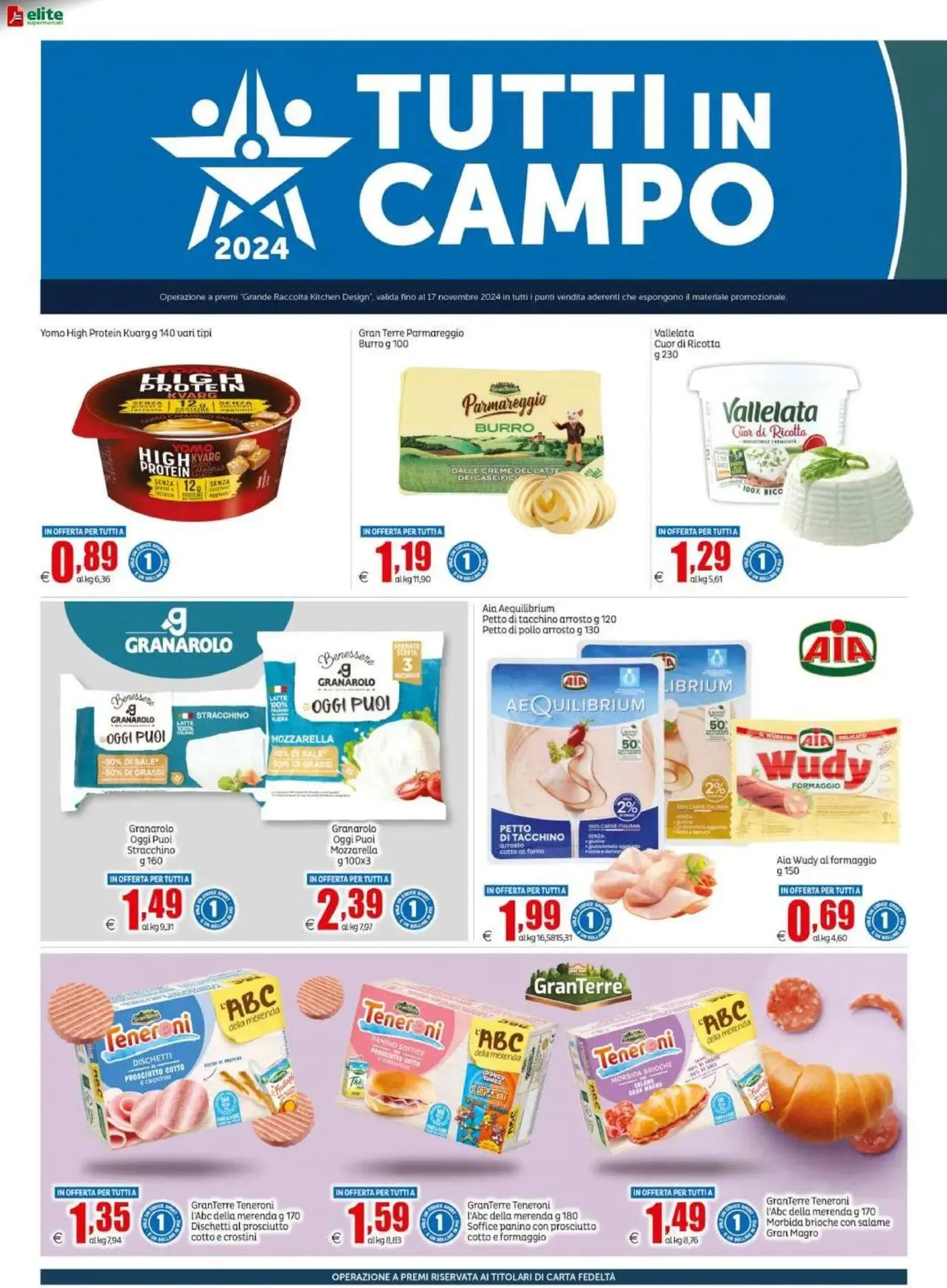 Tutti in Campo - puntata 4 Elite Supermercati da 14 ottobre a 27 ottobre di 2024 - Pagina del volantino 8