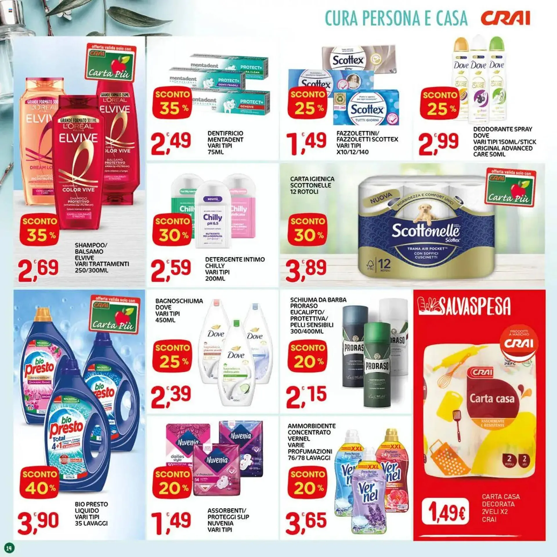 Volantino Crai da 29 maggio a 11 giugno di 2025 - Pagina del volantino 14