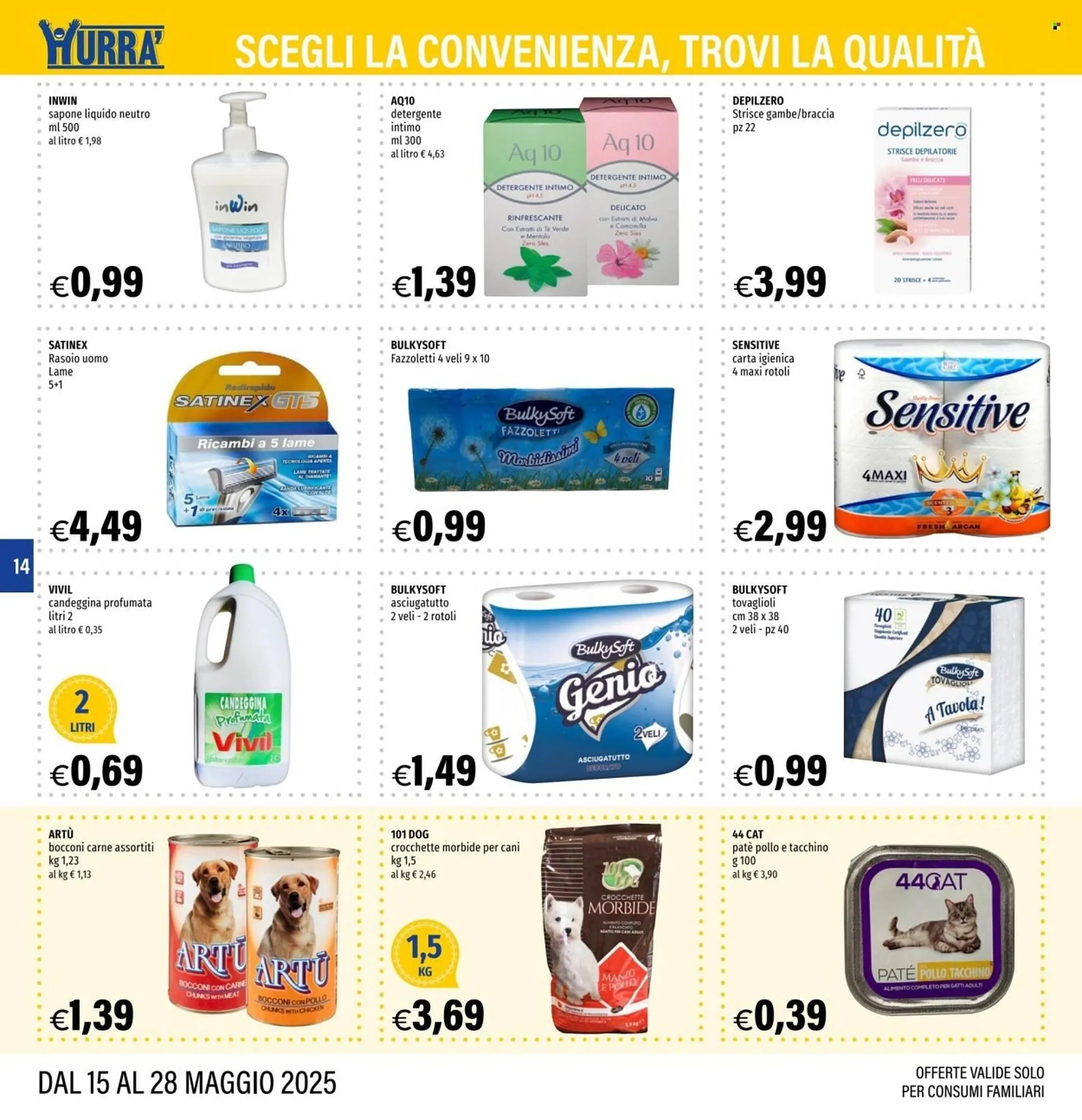 Volantino Hurrà da 15 maggio a 28 maggio di 2025 - Pagina del volantino 14