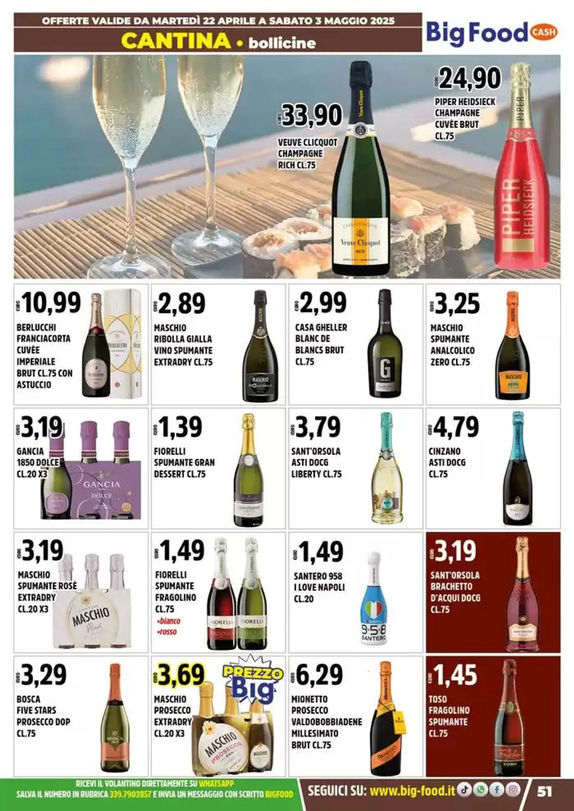 Mega Offerte  da 22 aprile a 3 maggio di 2025 - Pagina del volantino 51