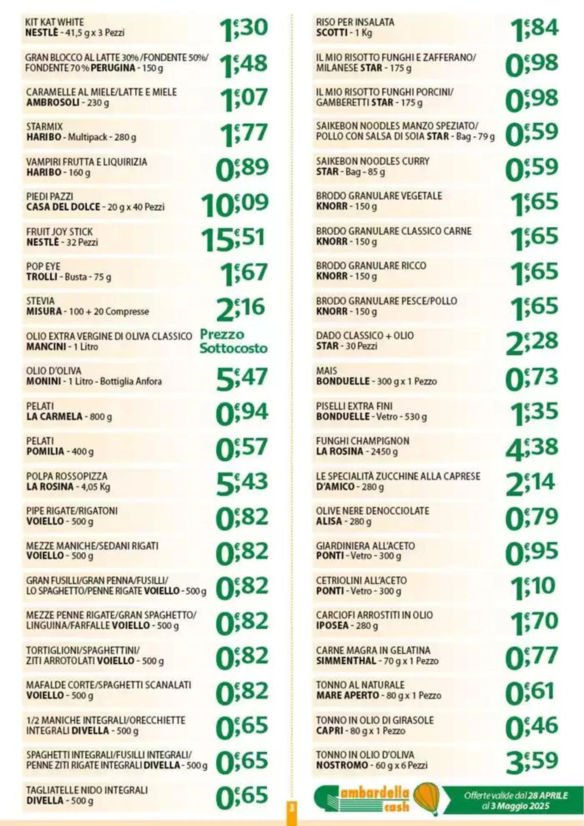 Offerte valide dal 28 aprile al 3 maggio da 28 aprile a 3 maggio di 2025 - Pagina del volantino 3