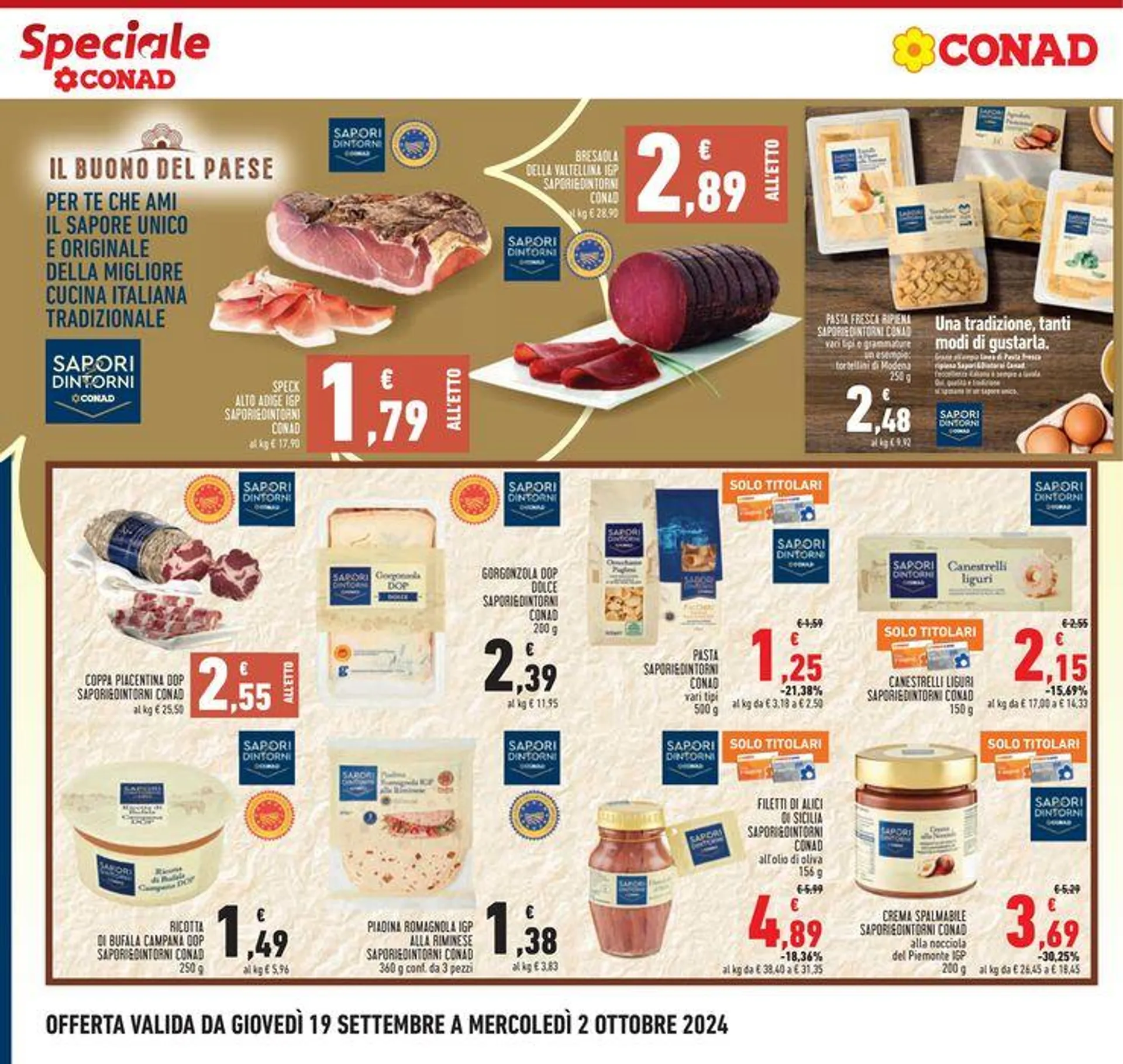 Speciale Conad da 19 settembre a 2 ottobre di 2024 - Pagina del volantino 2