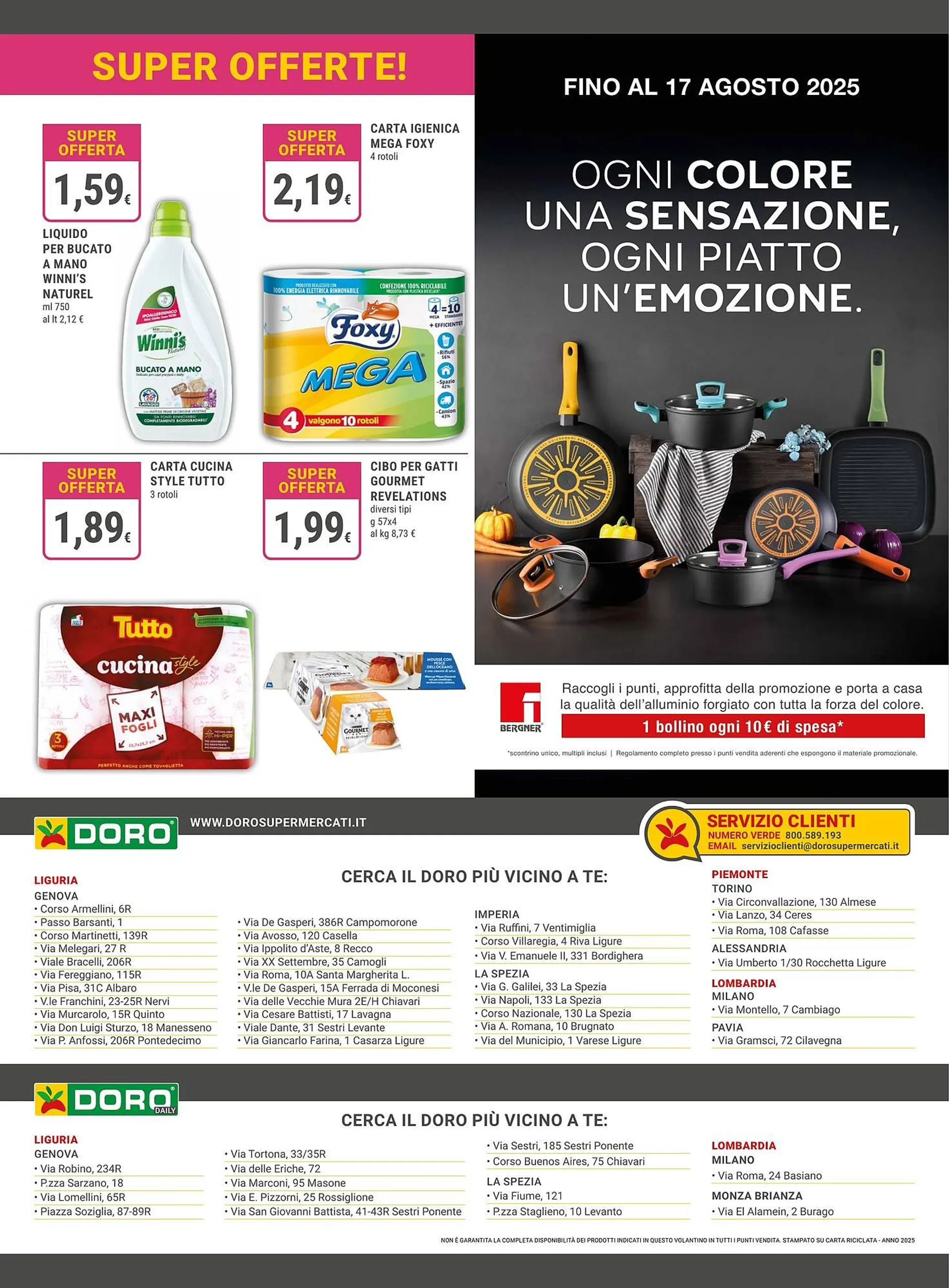 Volantino Doro Supermercati da 1 luglio a 6 luglio di 2025 - Pagina del volantino 4