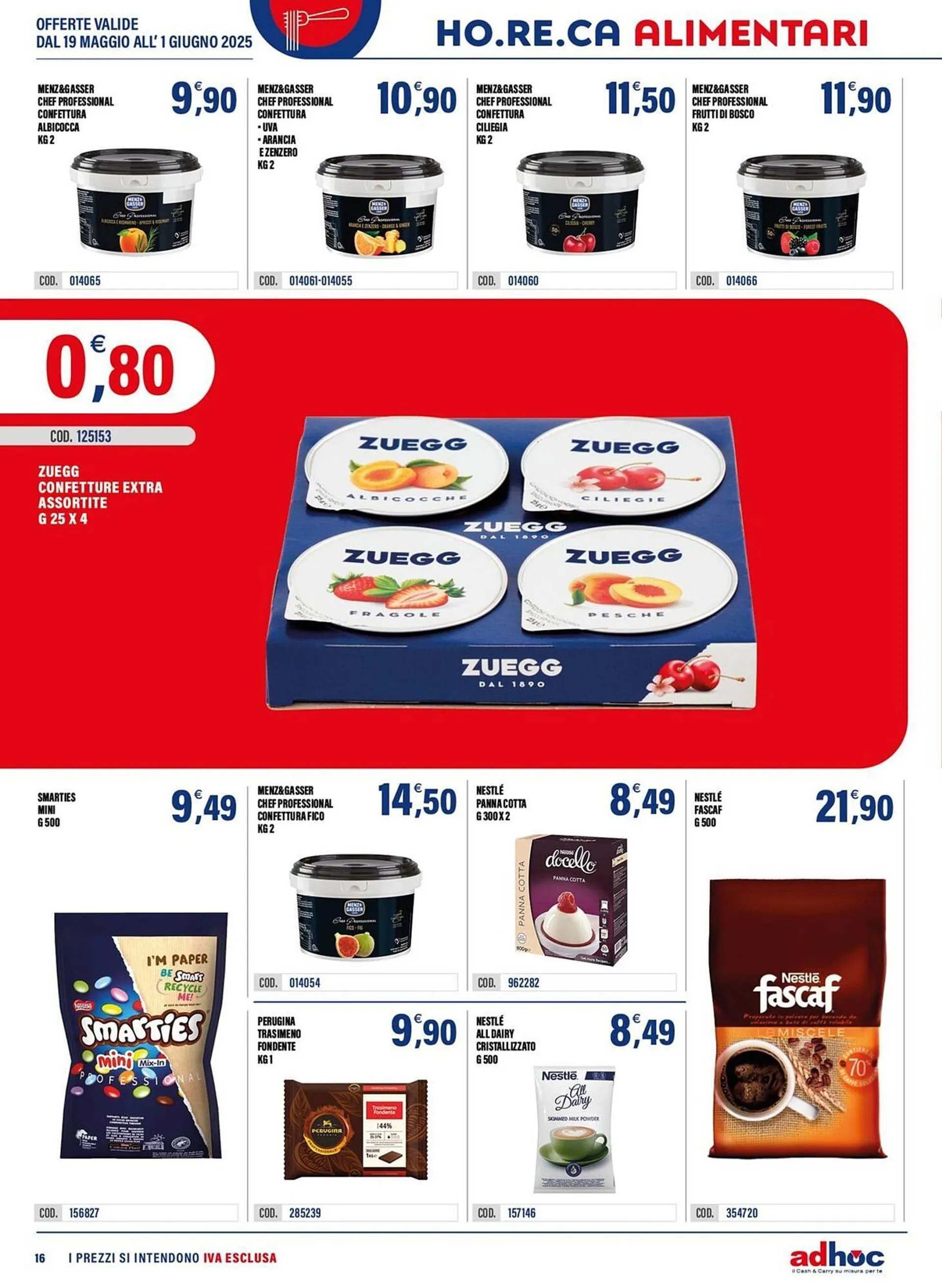 Volantino Adhoc da 19 maggio a 1 giugno di 2025 - Pagina del volantino 16