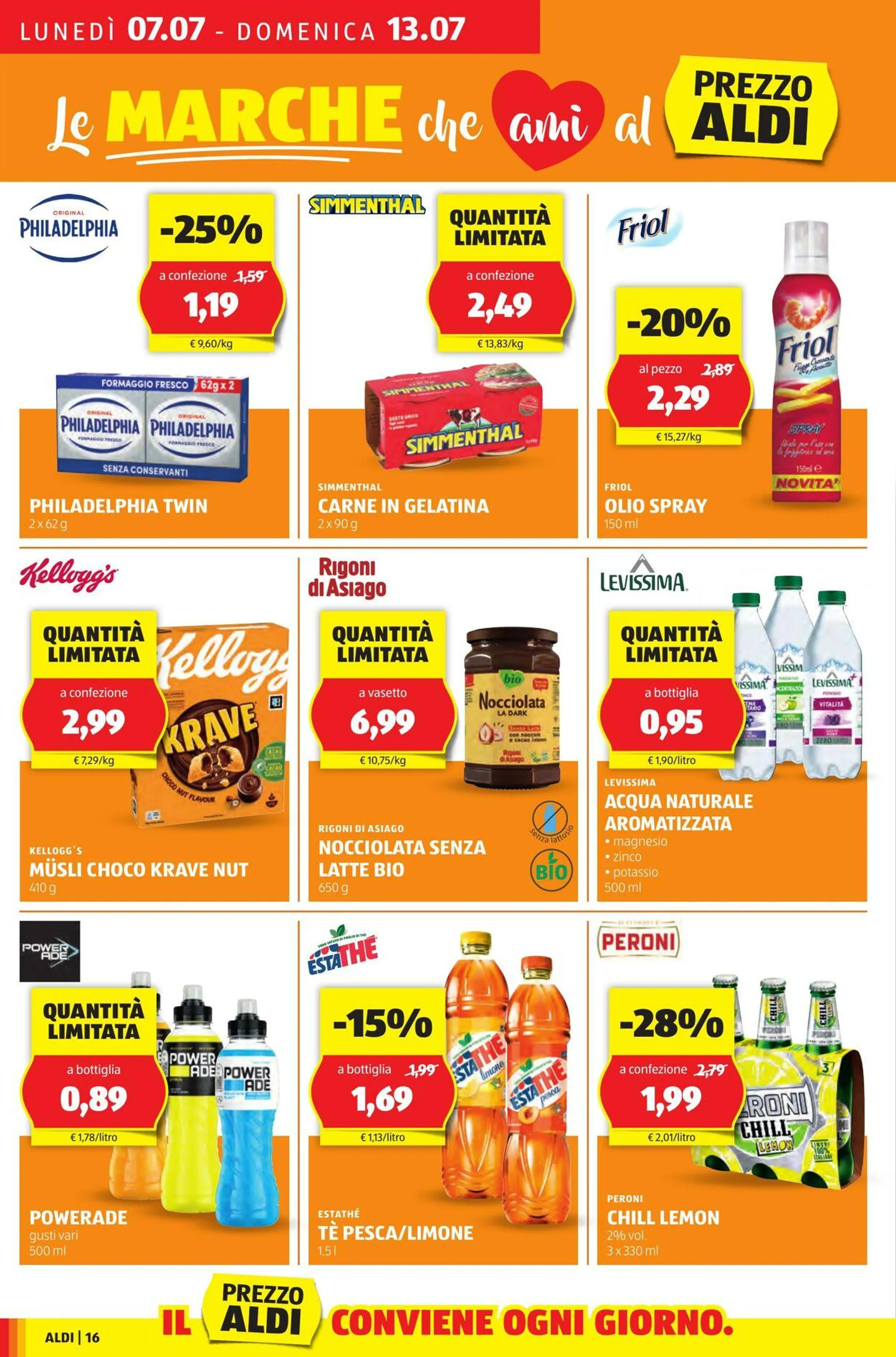 Aldi Volantino attuale da 7 luglio a 13 luglio di 2025 - Pagina del volantino 16