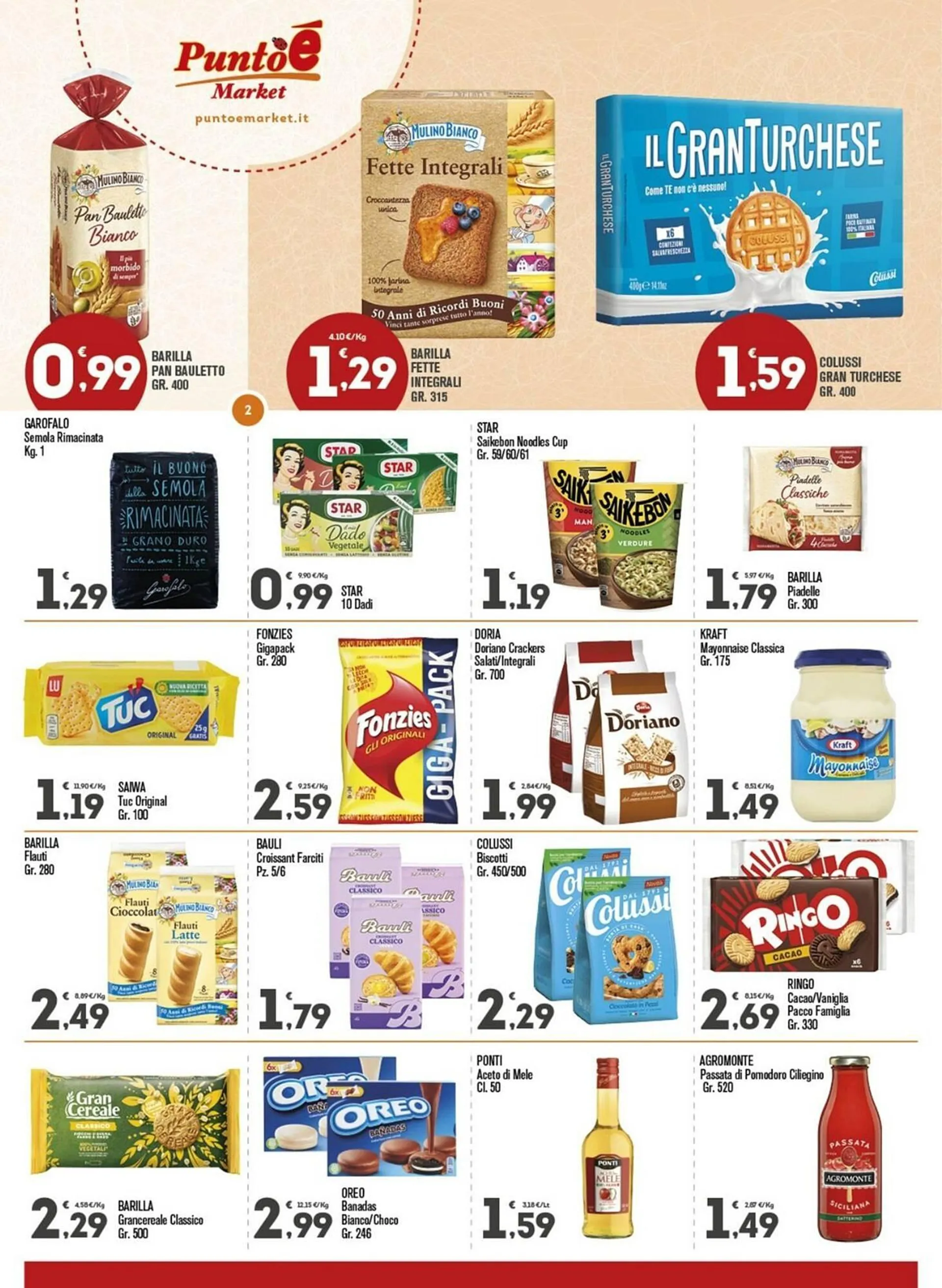 Volantino Punto é market da 9 giugno a 22 giugno di 2025 - Pagina del volantino 2
