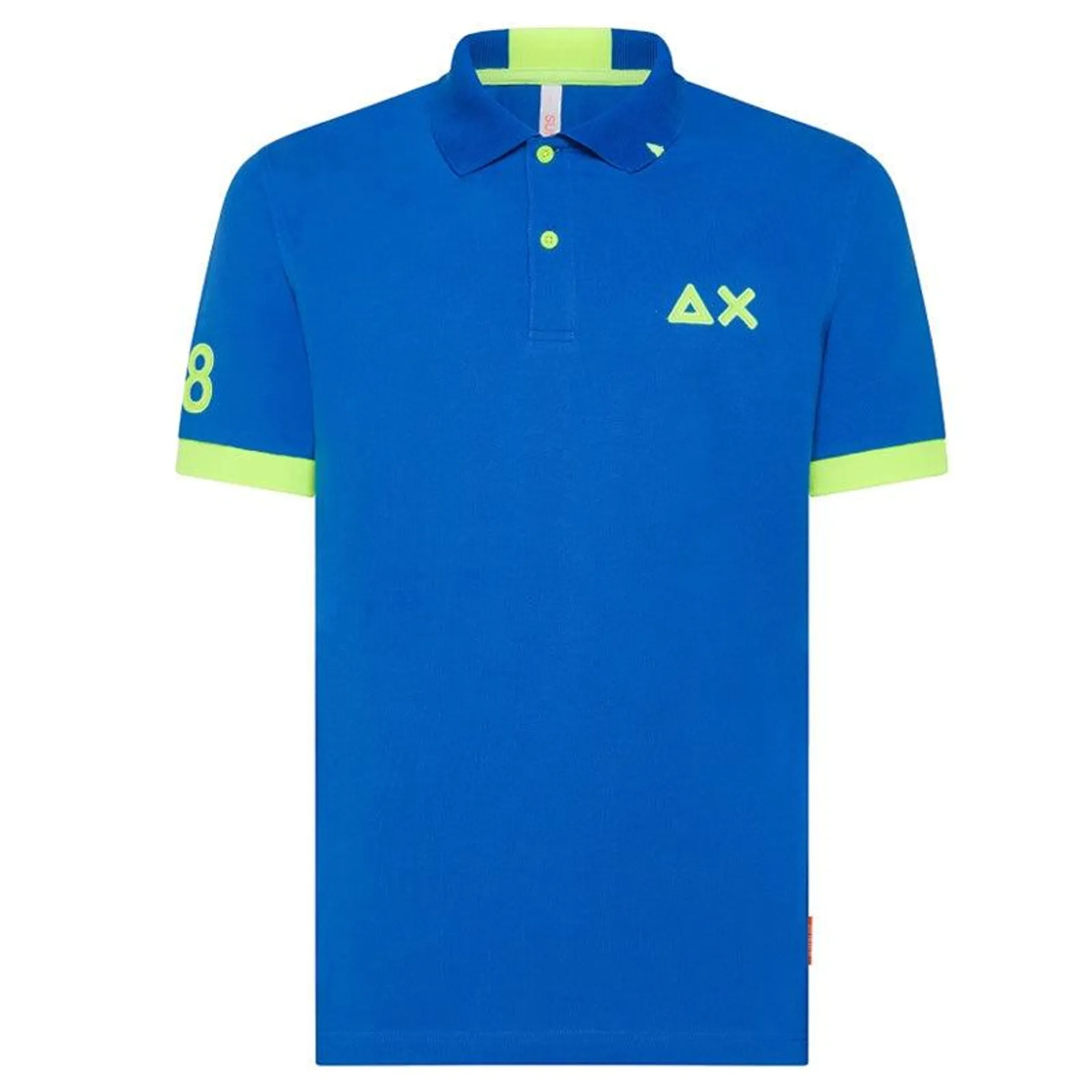 Polo uomo Logo Fluo