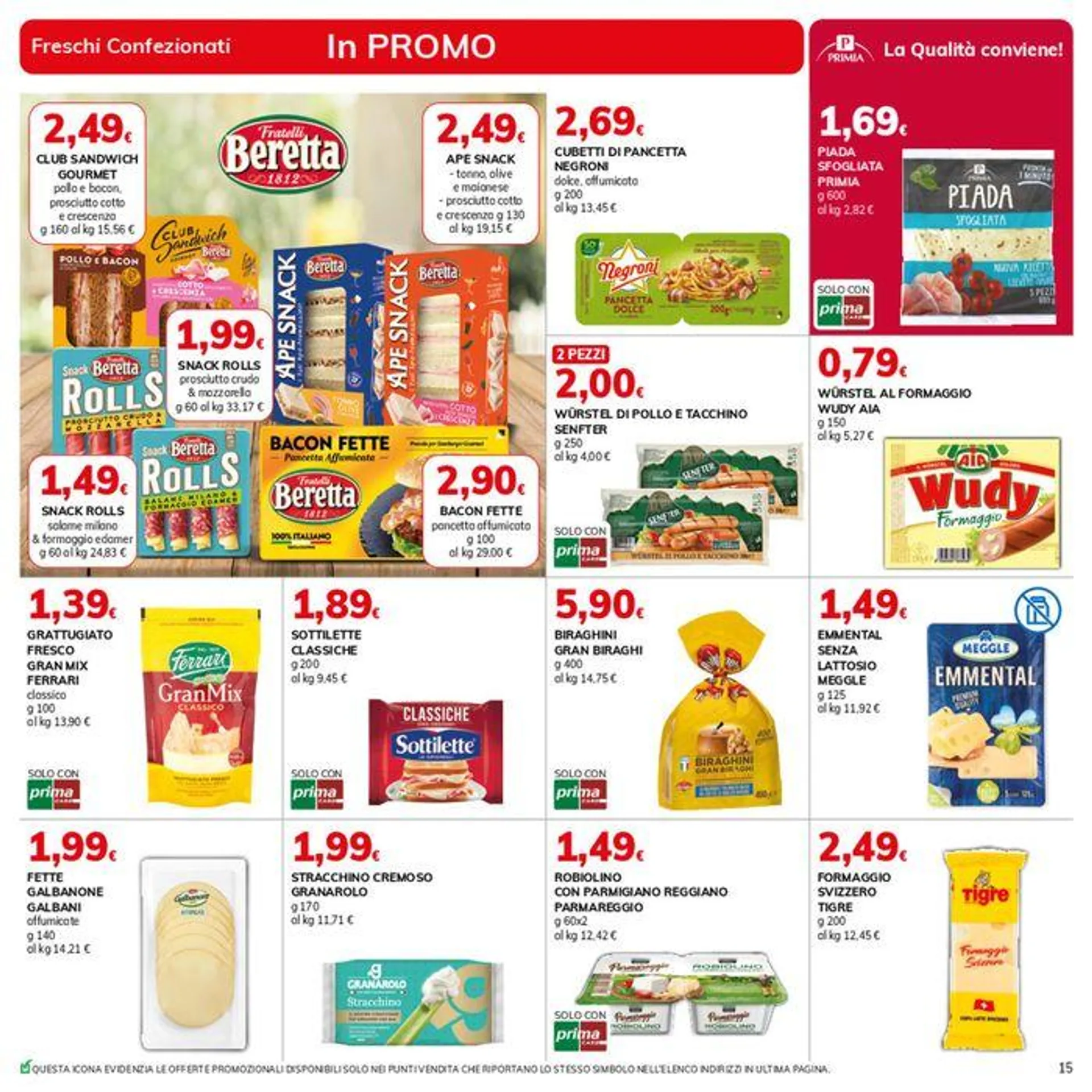 Piu bassi  da 9 luglio a 23 luglio di 2024 - Pagina del volantino 15