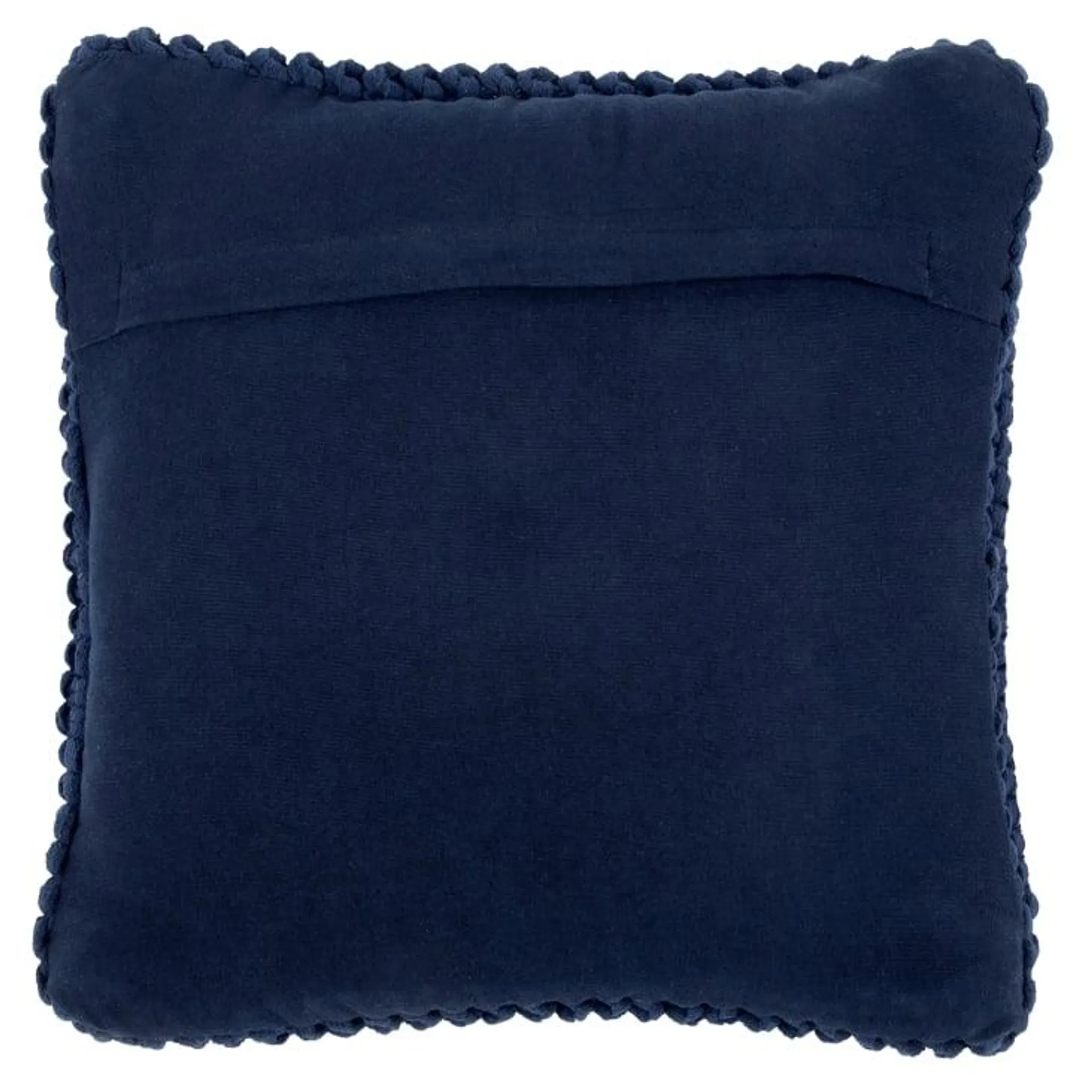 Cuscino in corda blu 40x40 cm