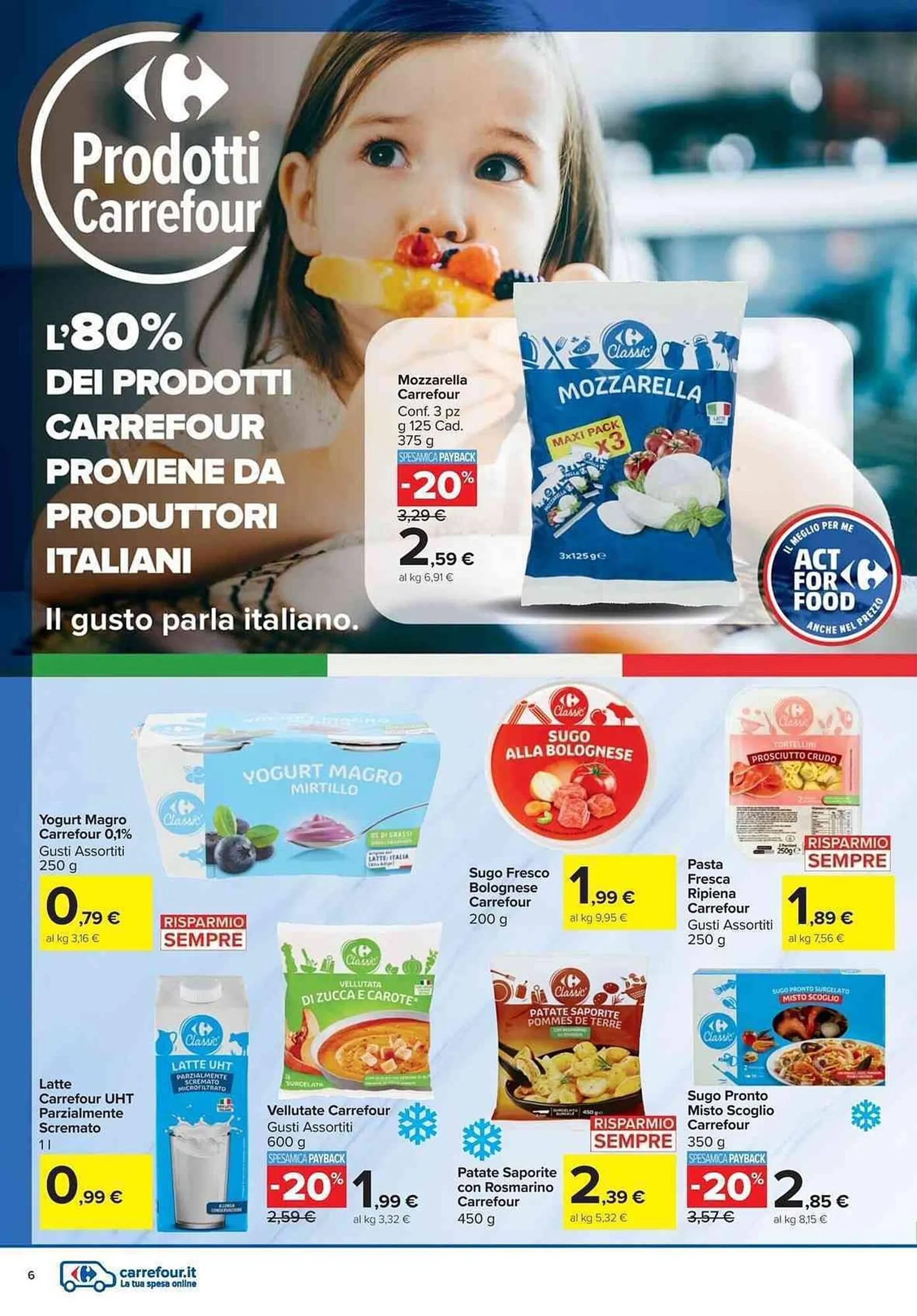 Volantino Carrefour Market da 29 maggio a 25 giugno di 2025 - Pagina del volantino 6