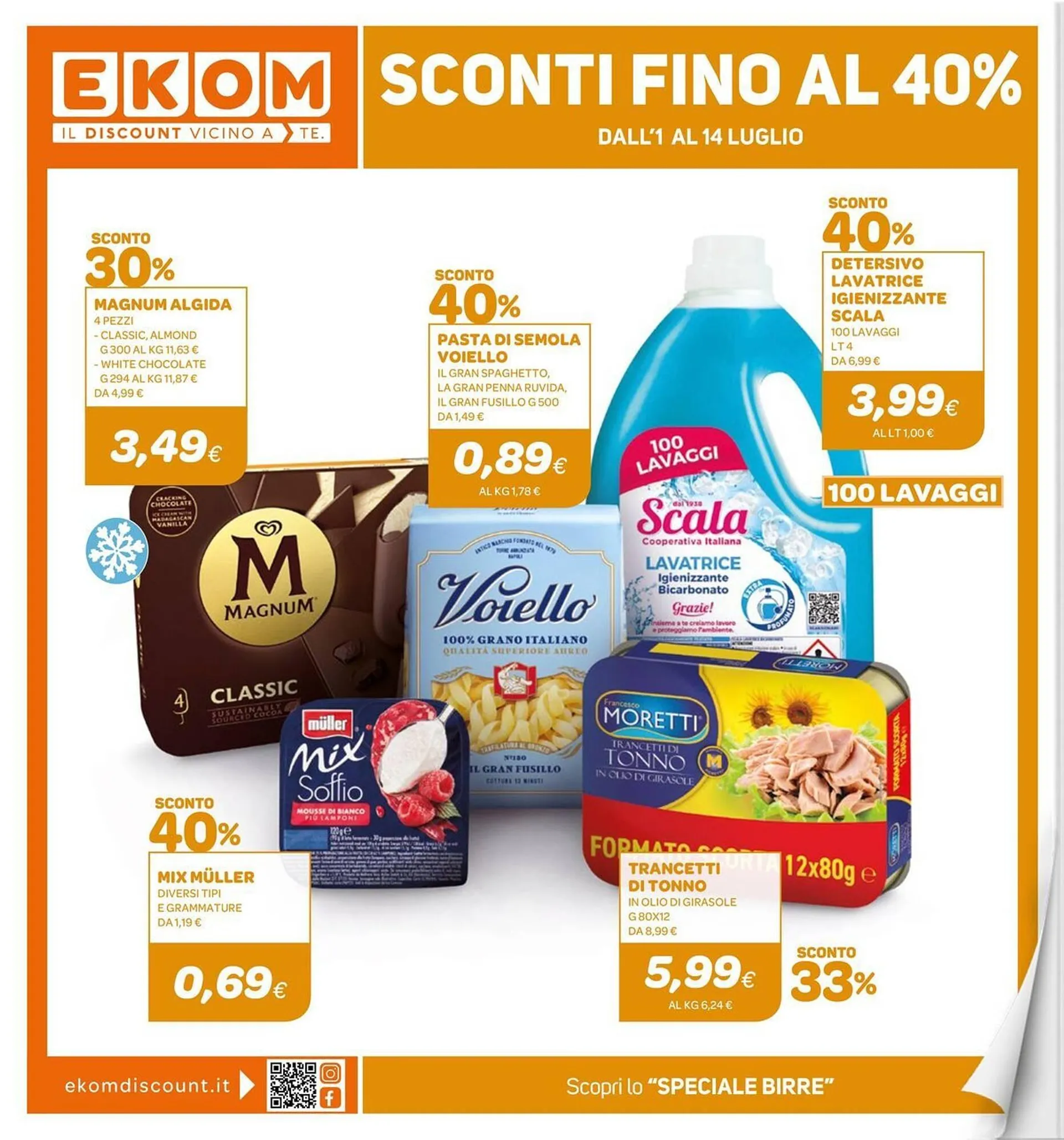 Volantino Ekom da 1 luglio a 14 luglio di 2025 - Pagina del volantino 1