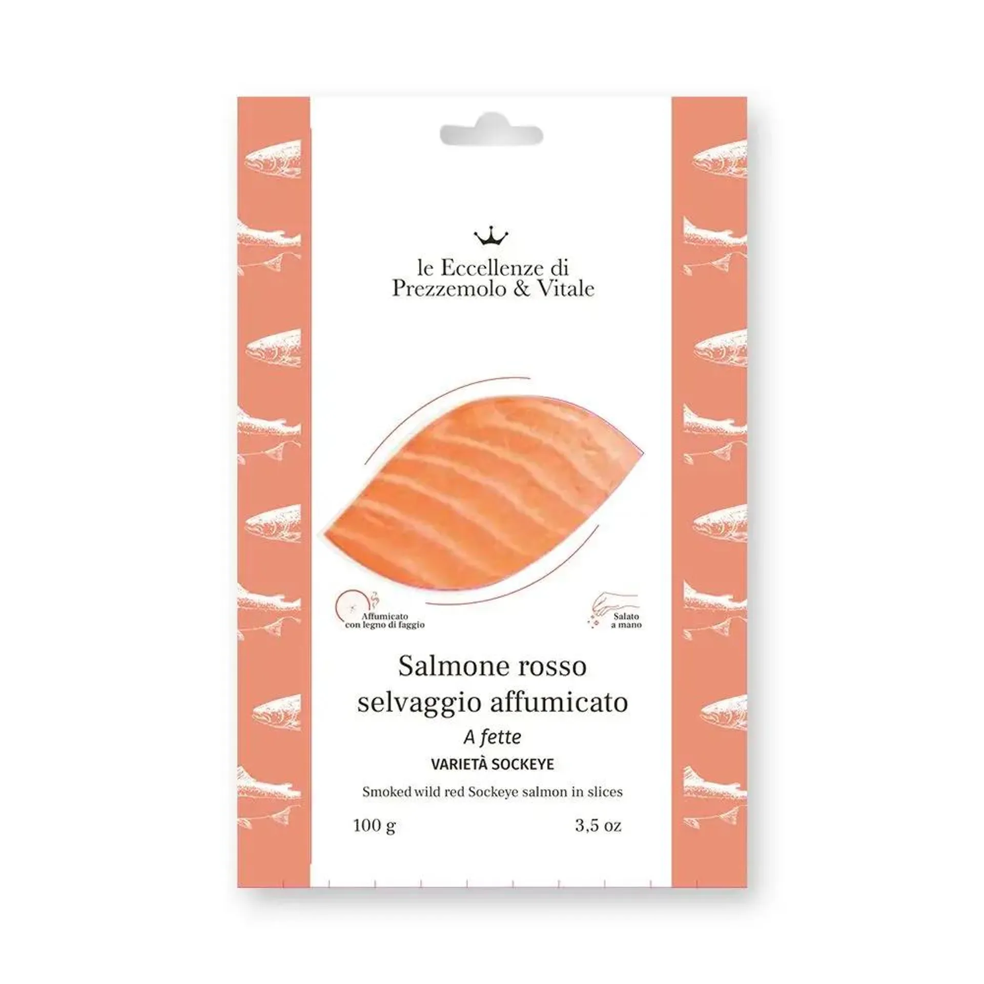 Le Eccellenze P&V Salmone rosso selvaggio affumicato gr.100