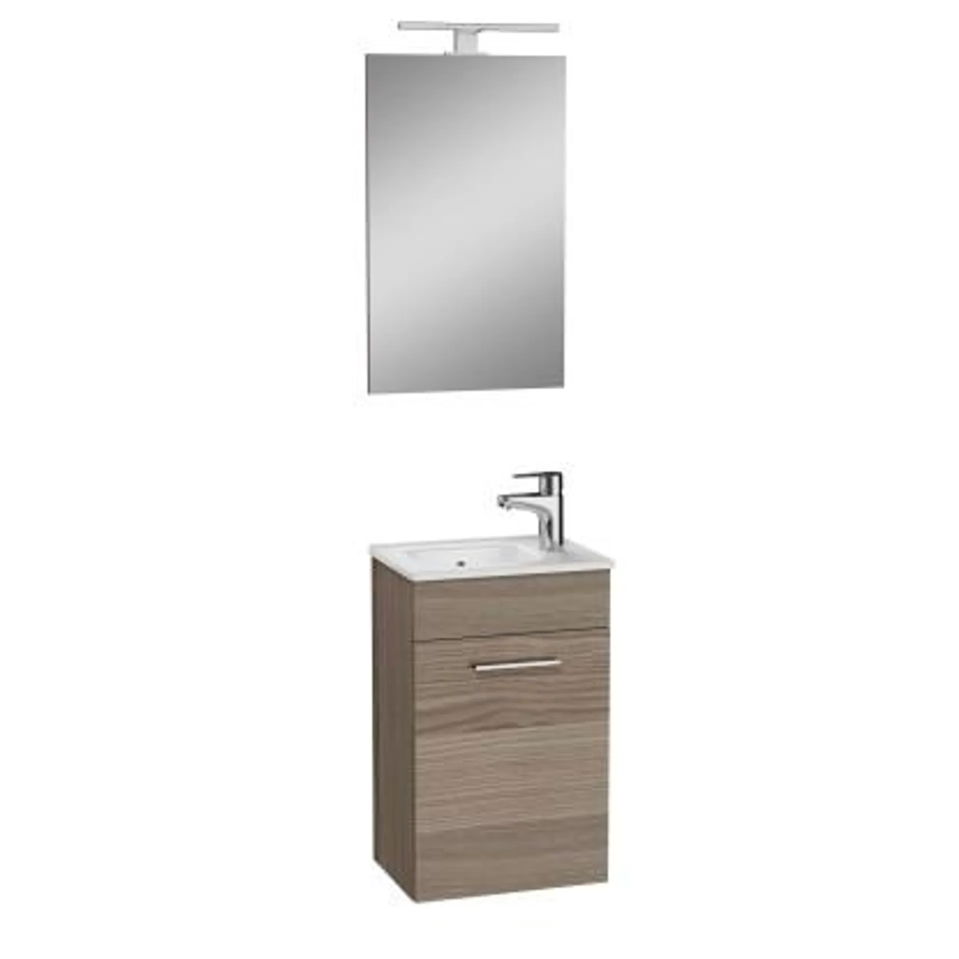 Mobile Stella con lavabo e specchio LED 40 cm cordoba