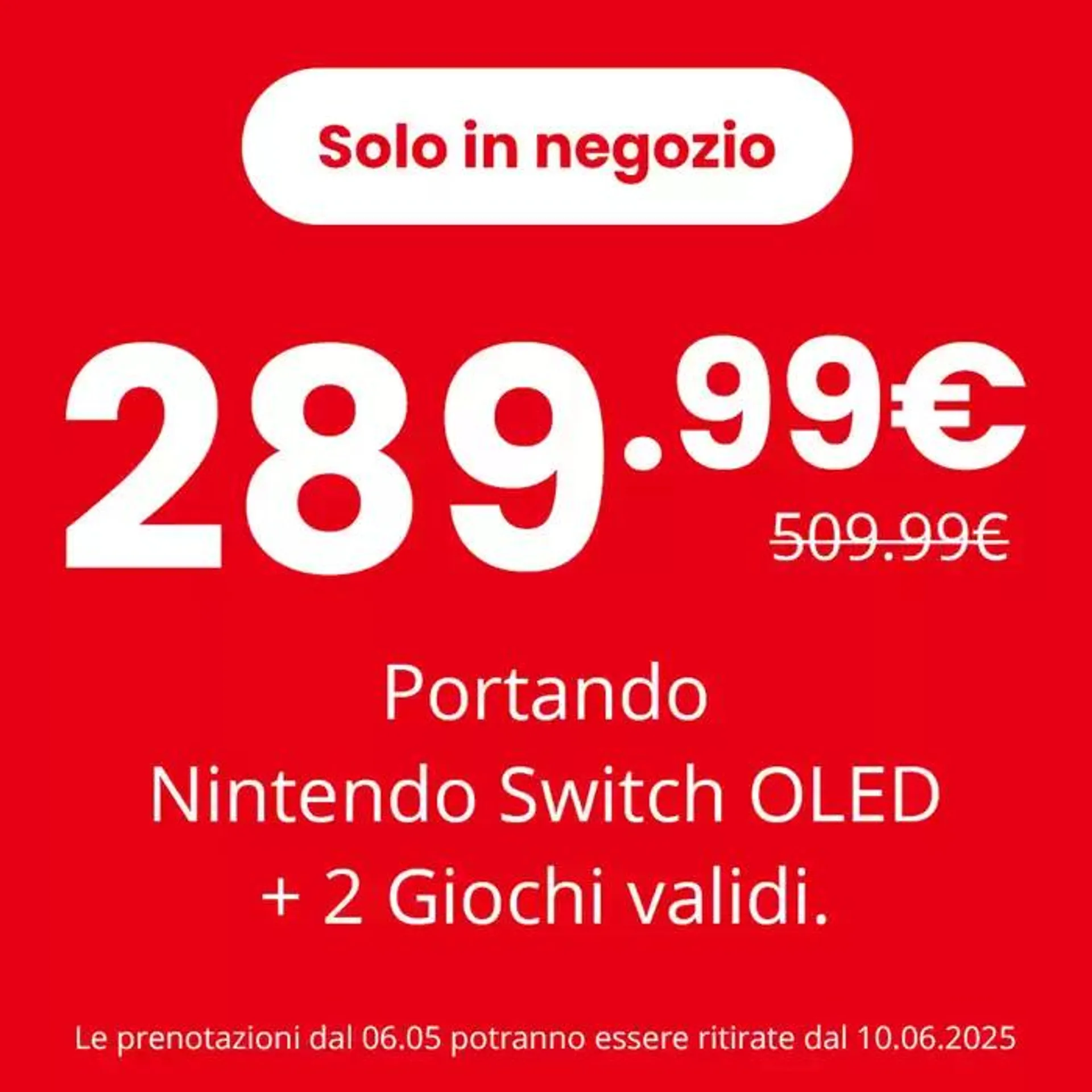 Portando nintendo switch OLED + 2 Giochi validi. - 1