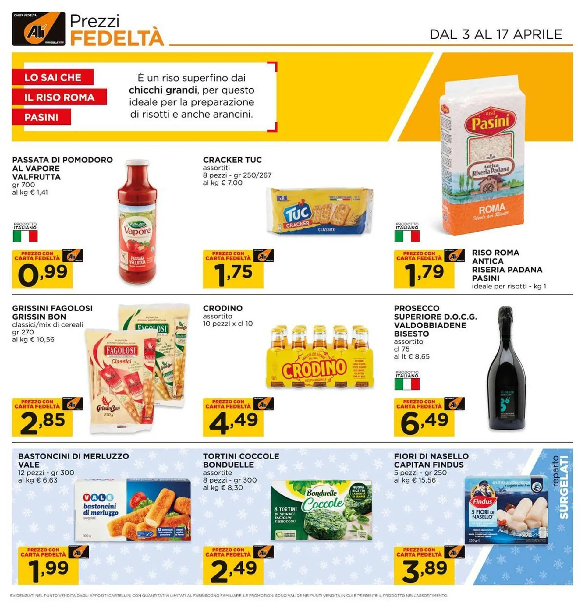 Volantino Alì Supermercati da 3 aprile a 17 aprile di 2024 - Pagina del volantino 17