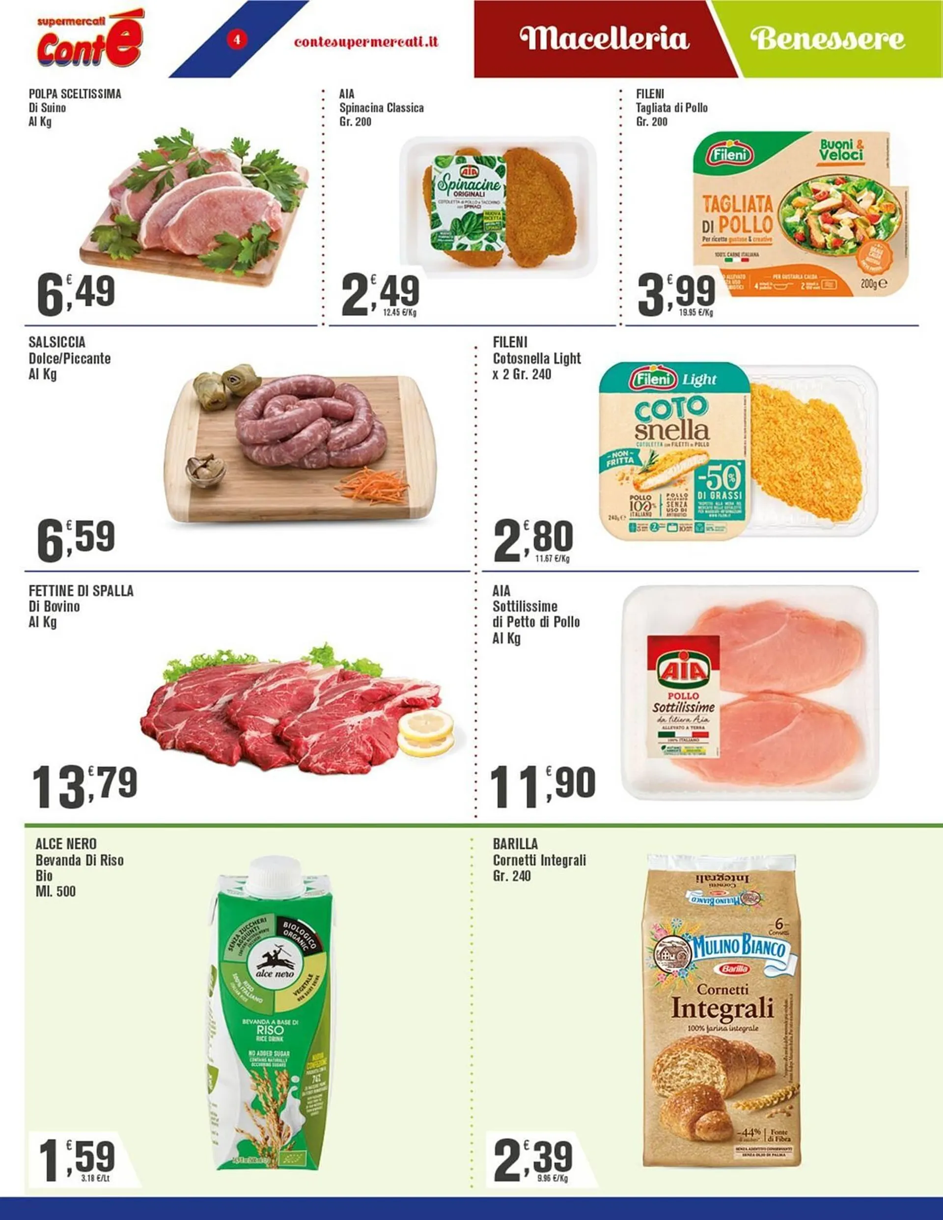 Volantino Conté Supermercati da 29 maggio a 8 giugno di 2025 - Pagina del volantino 4