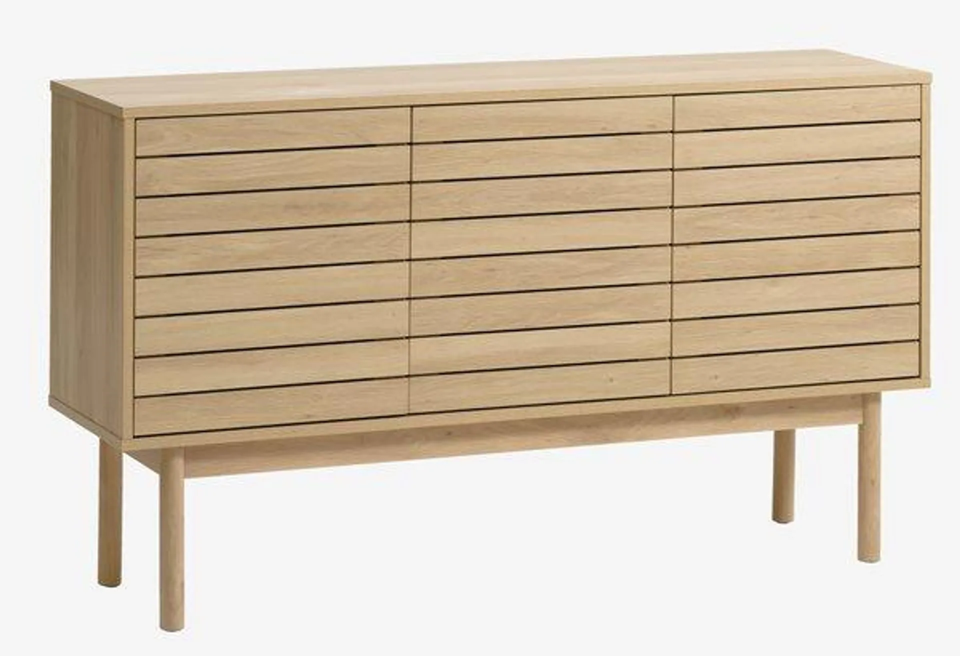 Sideboard HALMBY 3 Türen eichefarben