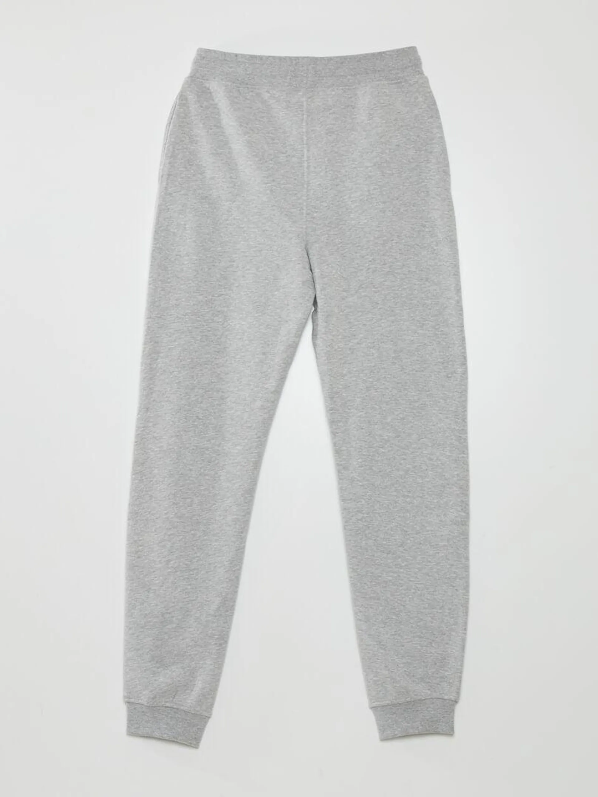 Pantaloni joggers in tessuto felpato - GRIGIO