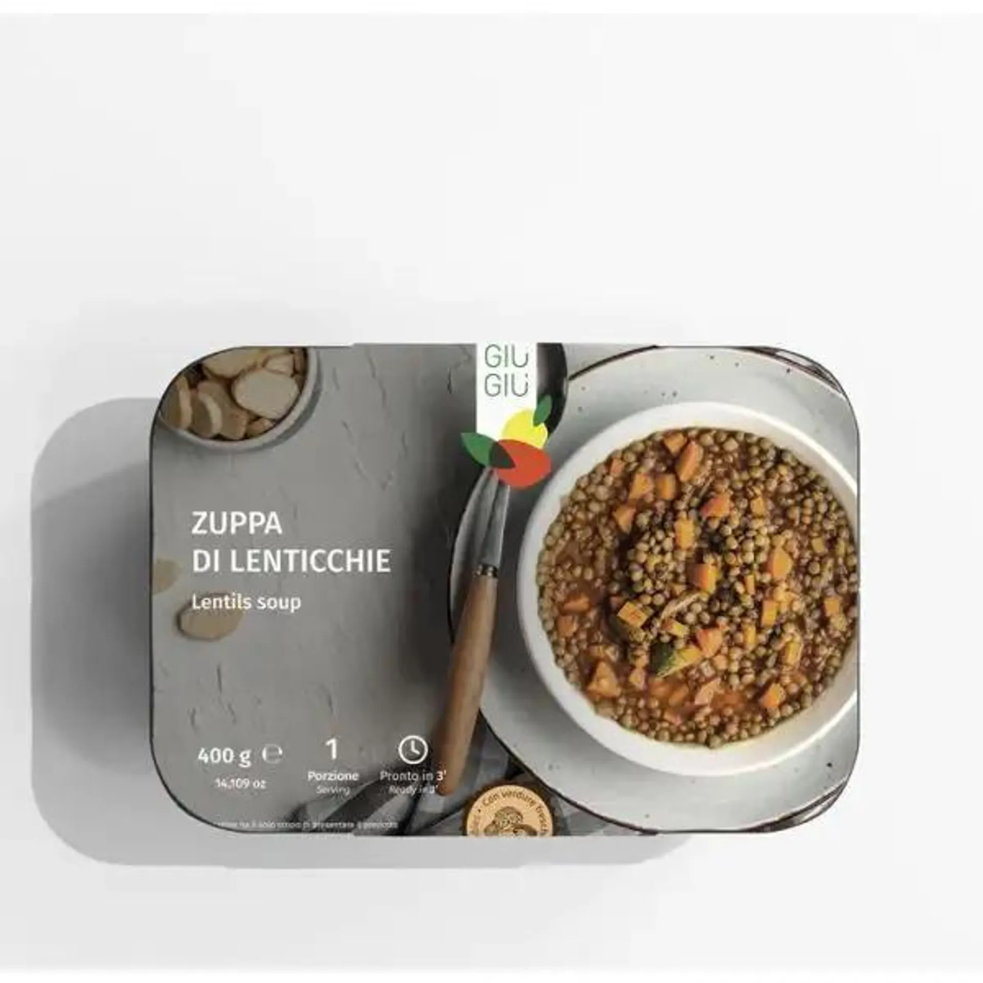 Giù Giù Zuppa di lenticchie gr. 400