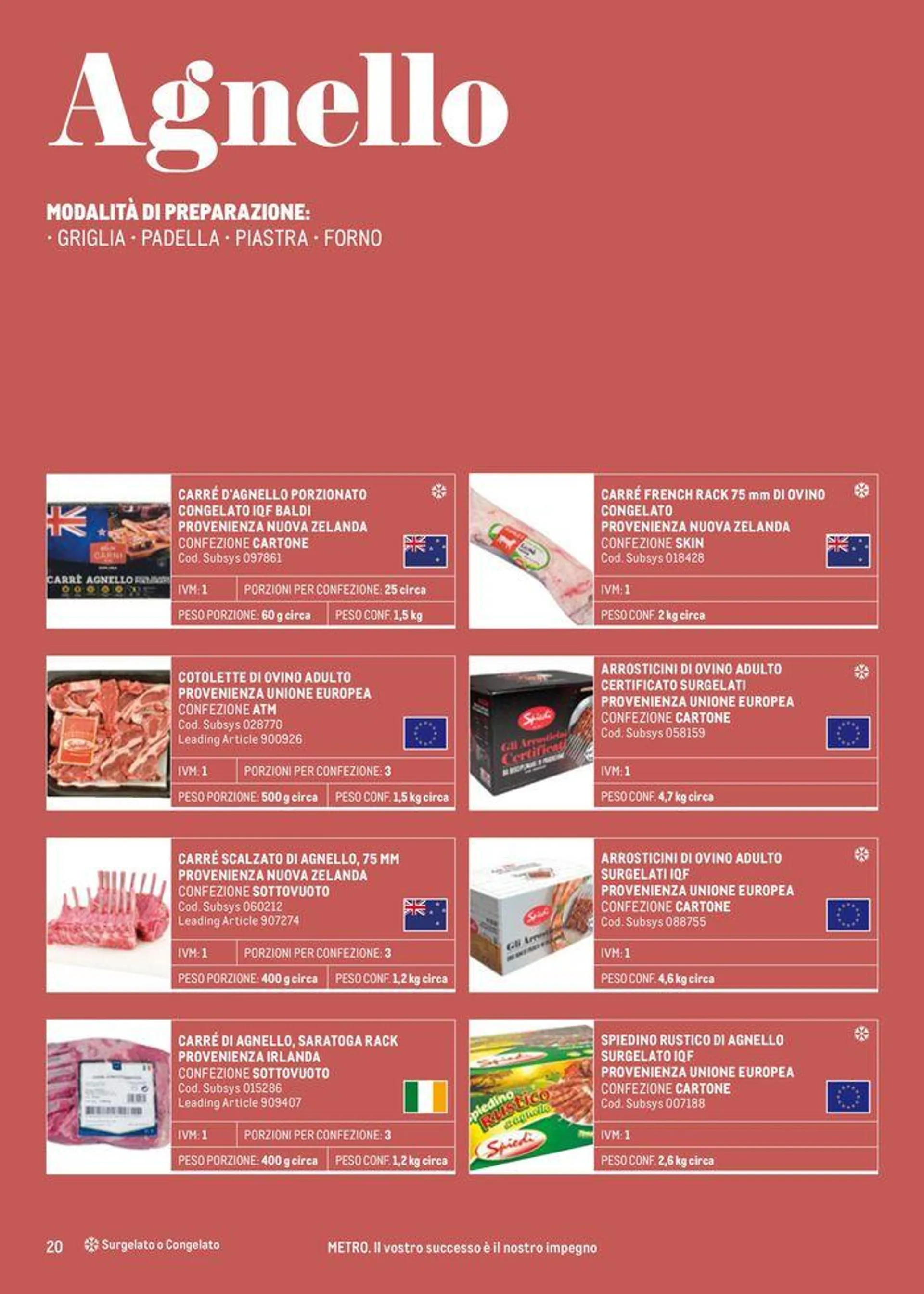 Catalogo Porzionati da 9 febbraio a 31 gennaio di 2025 - Pagina del volantino 20