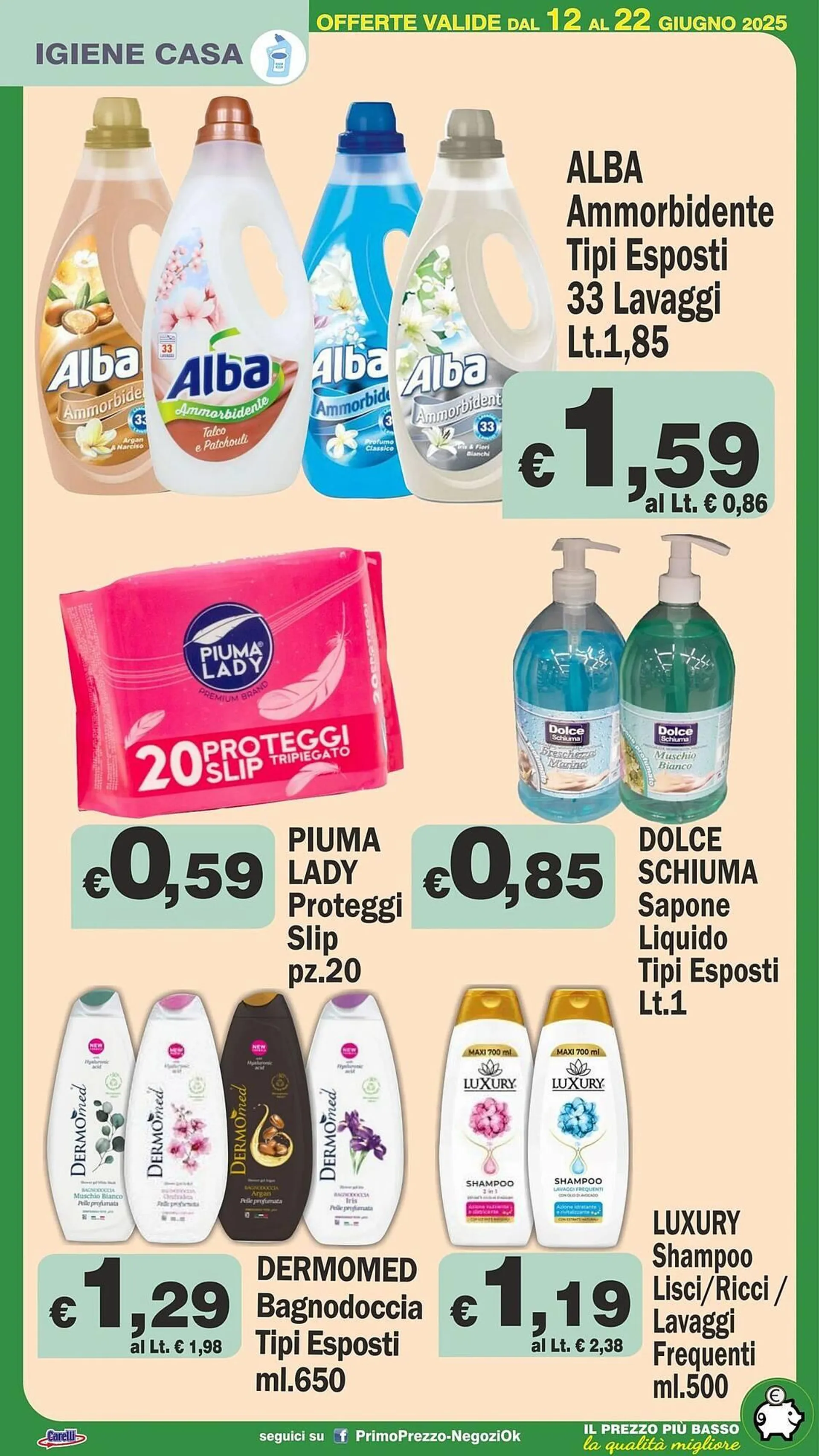 Volantino Primo Prezzo da 12 giugno a 22 giugno di 2025 - Pagina del volantino 22
