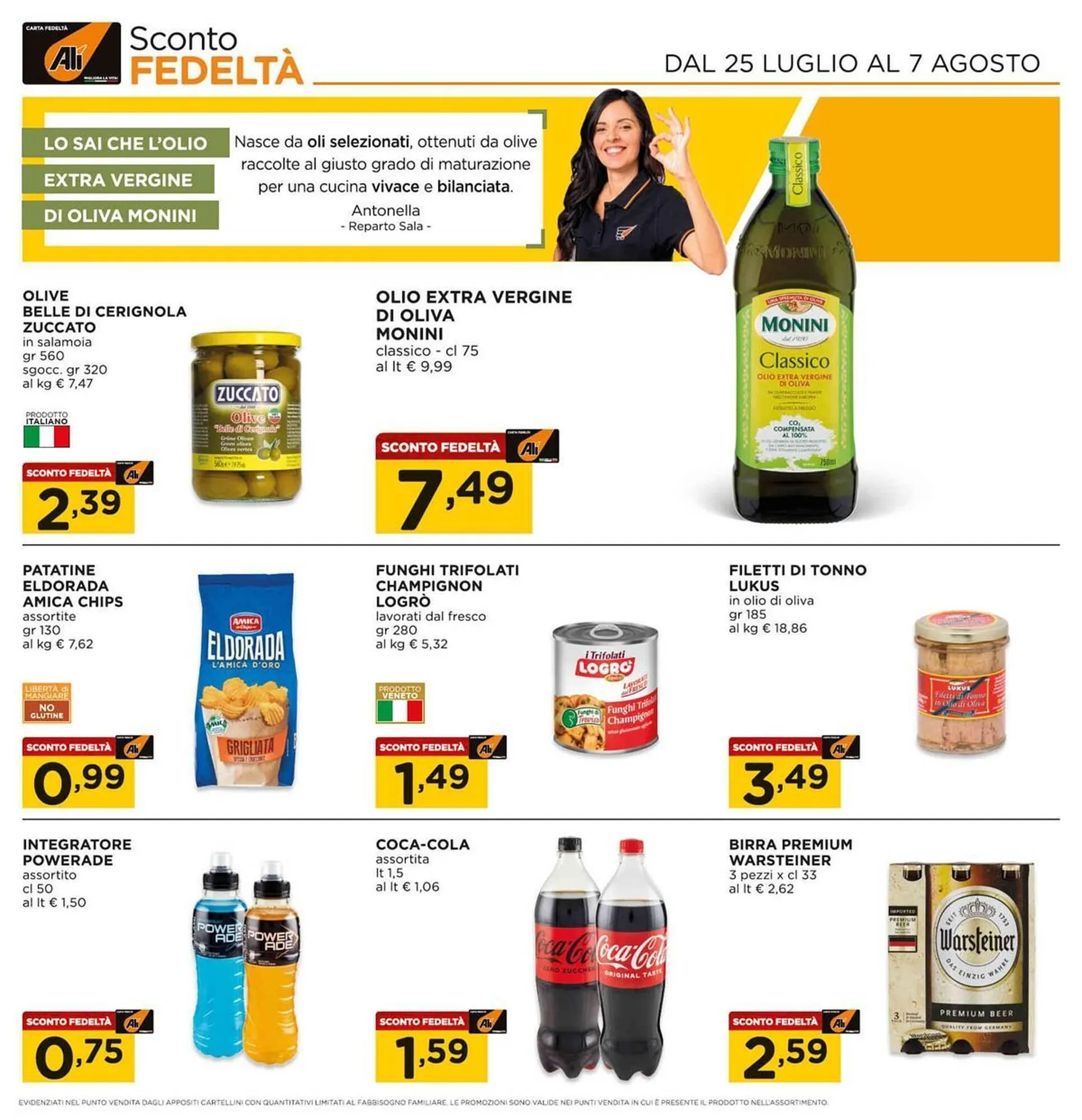 Volantino Alì Supermercati da 25 luglio a 7 agosto di 2024 - Pagina del volantino 13