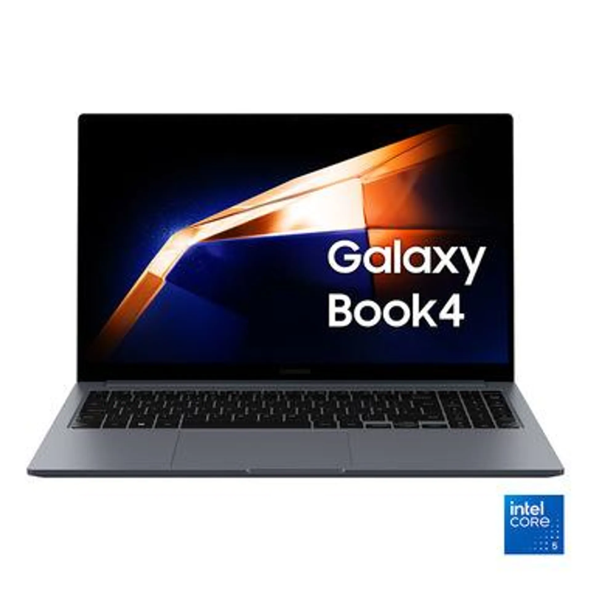 Samsung Galaxy Book4 Laptop, Intel® Core™ i5-1335U, 16GB RAM, 512GB SSD, 15.6" Super AMOLED, Windows 11 Home, Gray