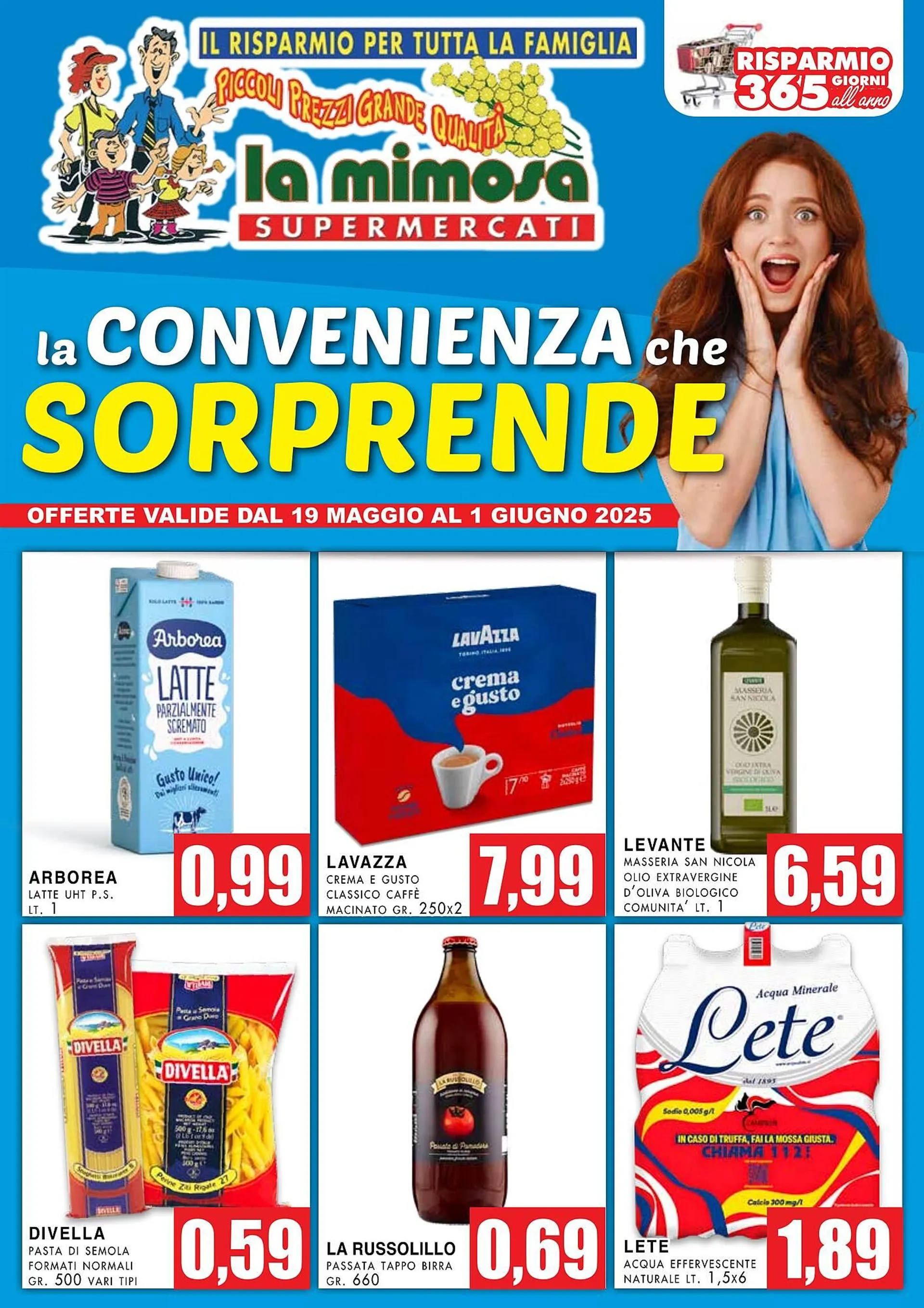 Volantino La Mimosa Supermercati - 1