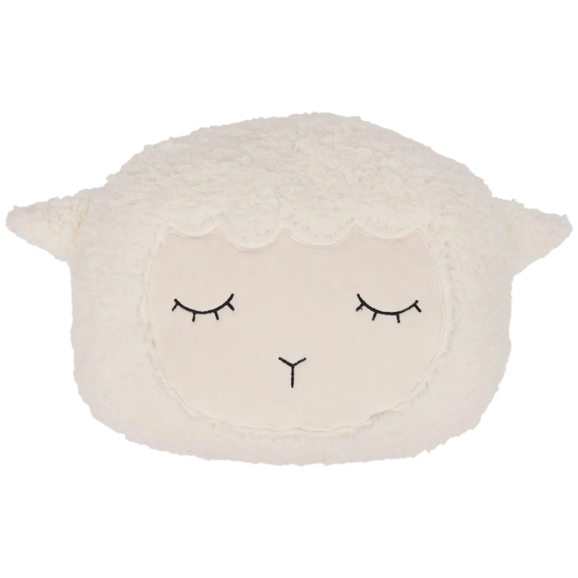 Cuscino peluche con testa animale