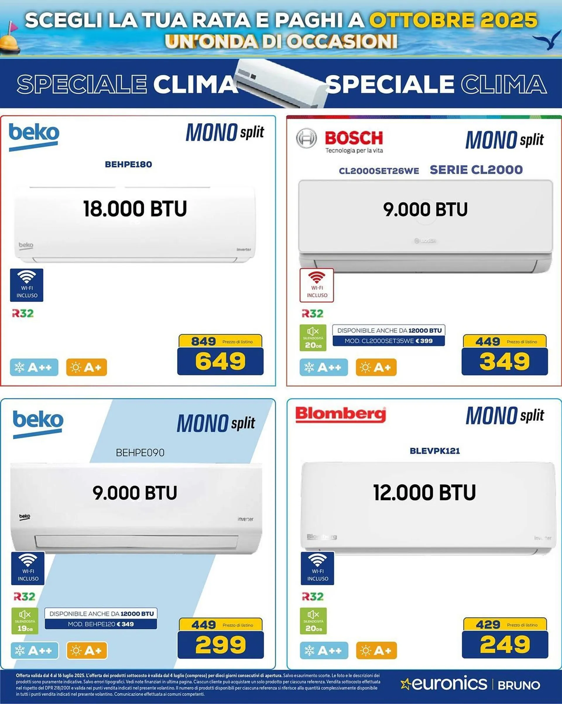 Volantino Euronics da 4 luglio a 16 luglio di 2025 - Pagina del volantino 14