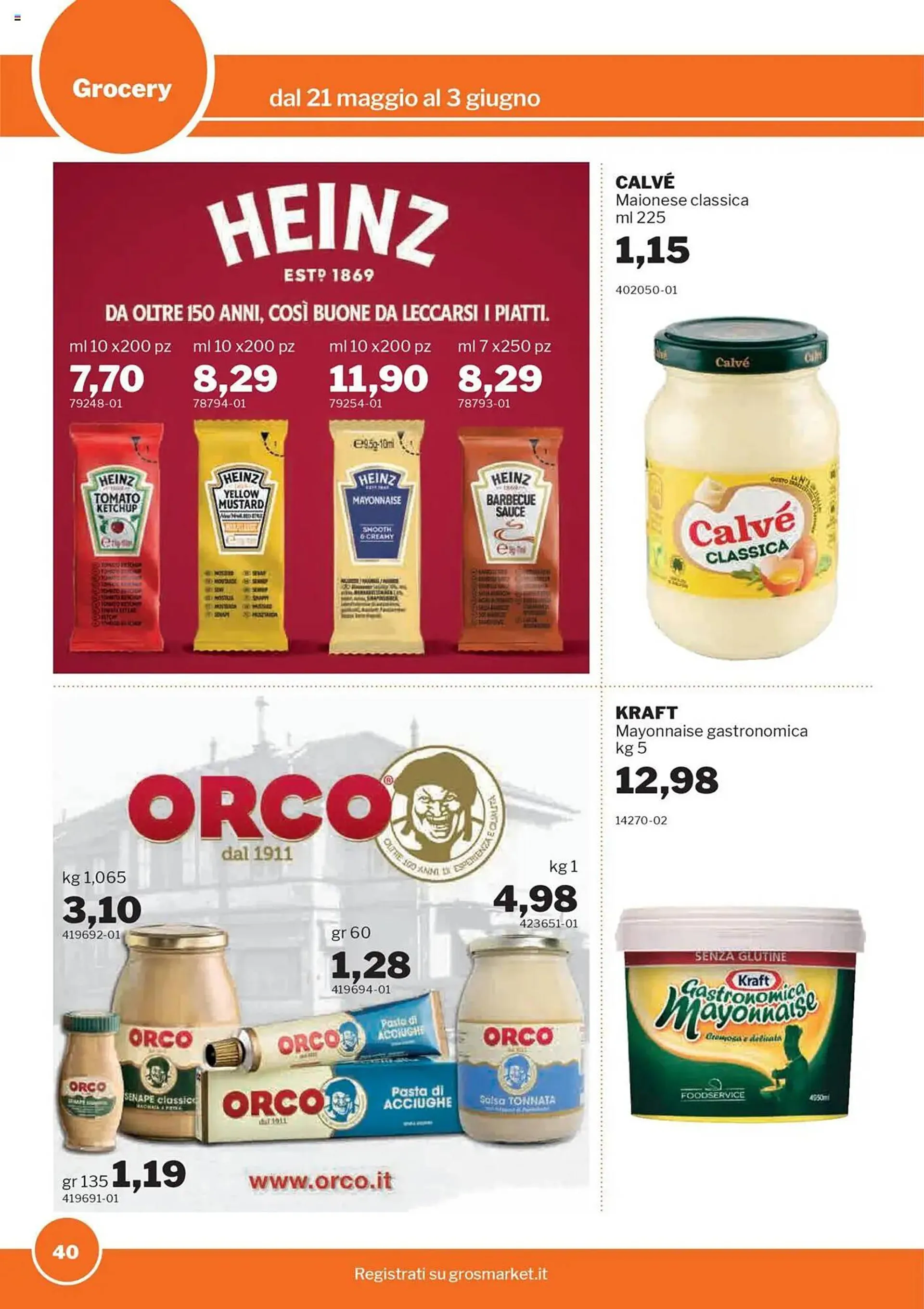 Volantino GrosMarket da 21 maggio a 3 giugno di 2025 - Pagina del volantino 40