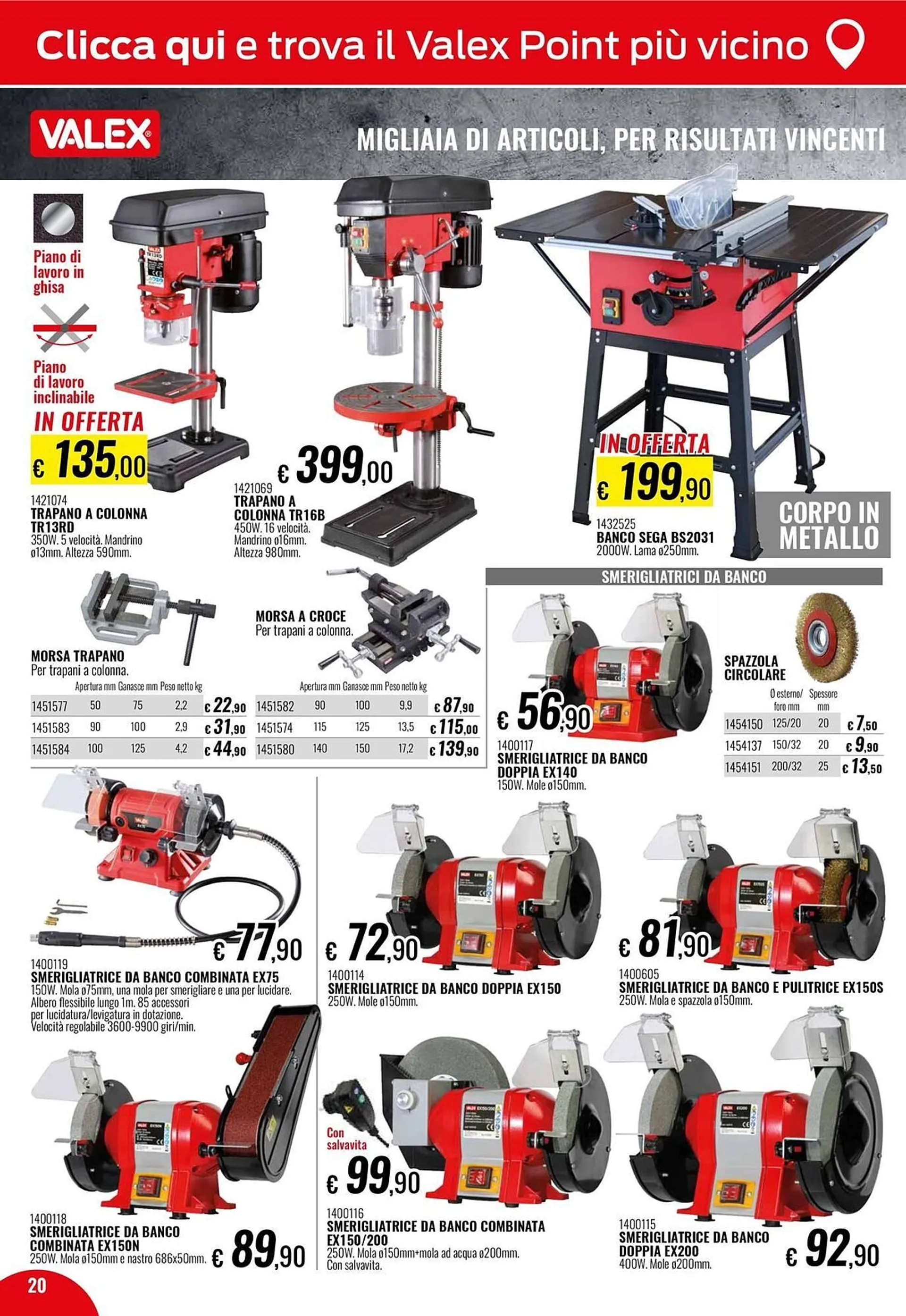 Volantino Valex da 24 settembre a 28 febbraio di 2025 - Pagina del volantino 20