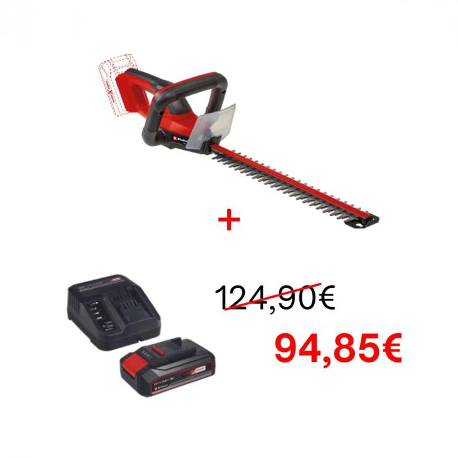 Tagliasiepi a batteria GC-CH 18/40 Li Solo Einhell