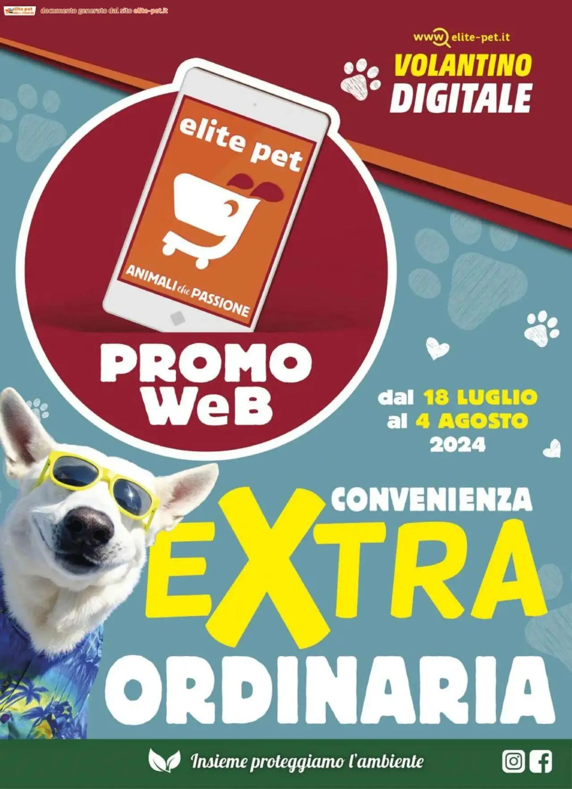 Volantino Pet Elite Supermercati - 0