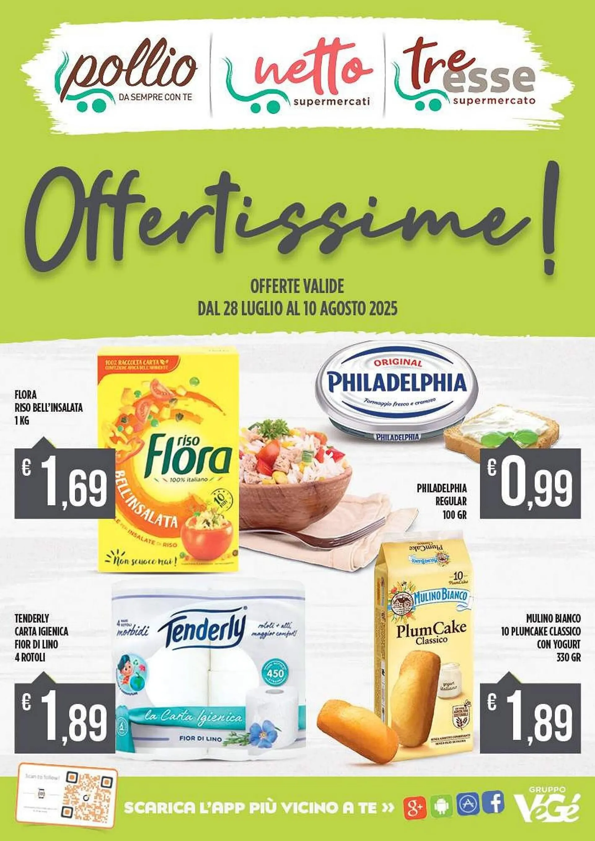 Volantino Supermercato Pollio da 28 luglio a 10 agosto di 2025 - Pagina del volantino 1
