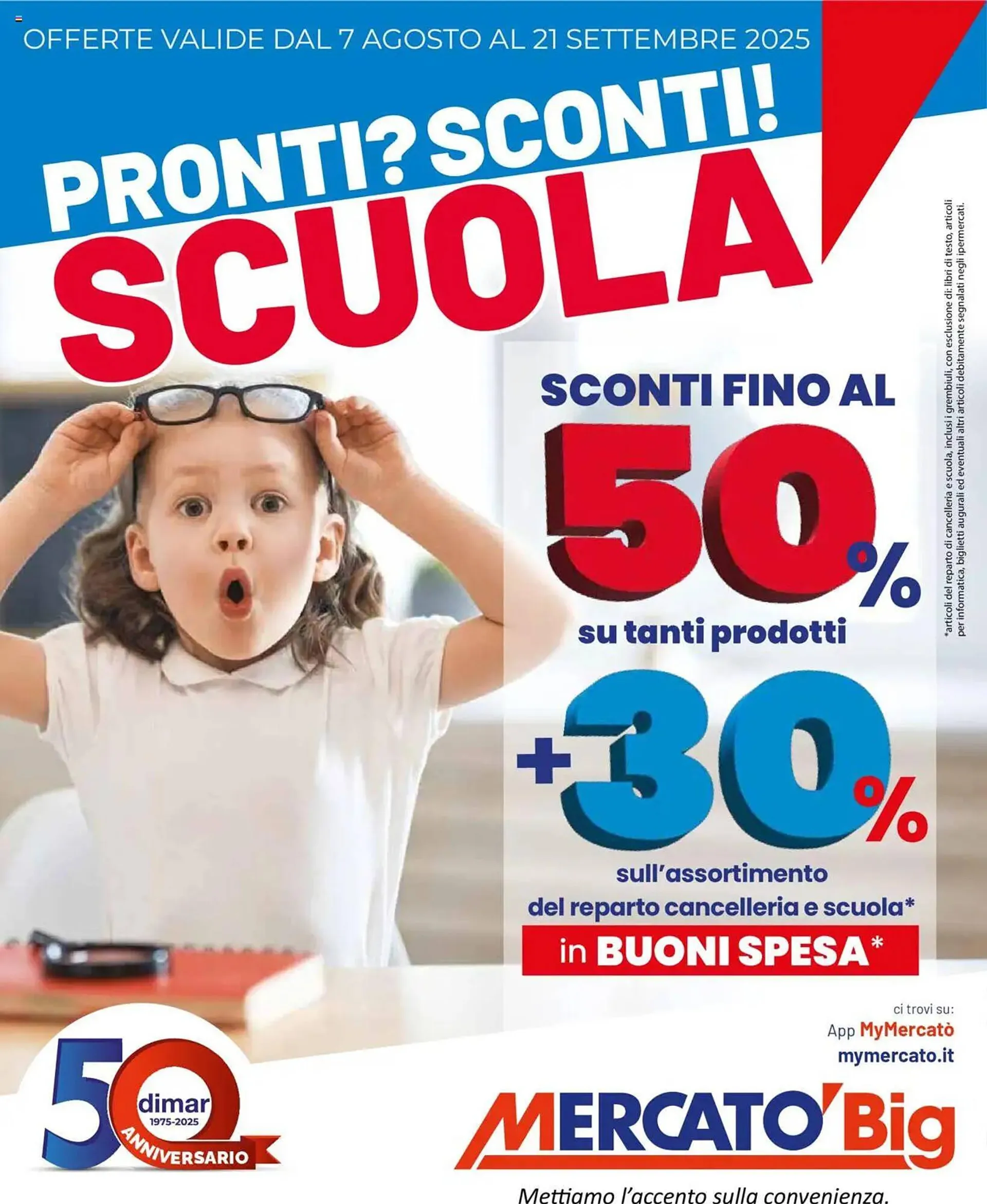 Volantino Mercatò Big da 7 agosto a 21 settembre di 2025 - Pagina del volantino 1