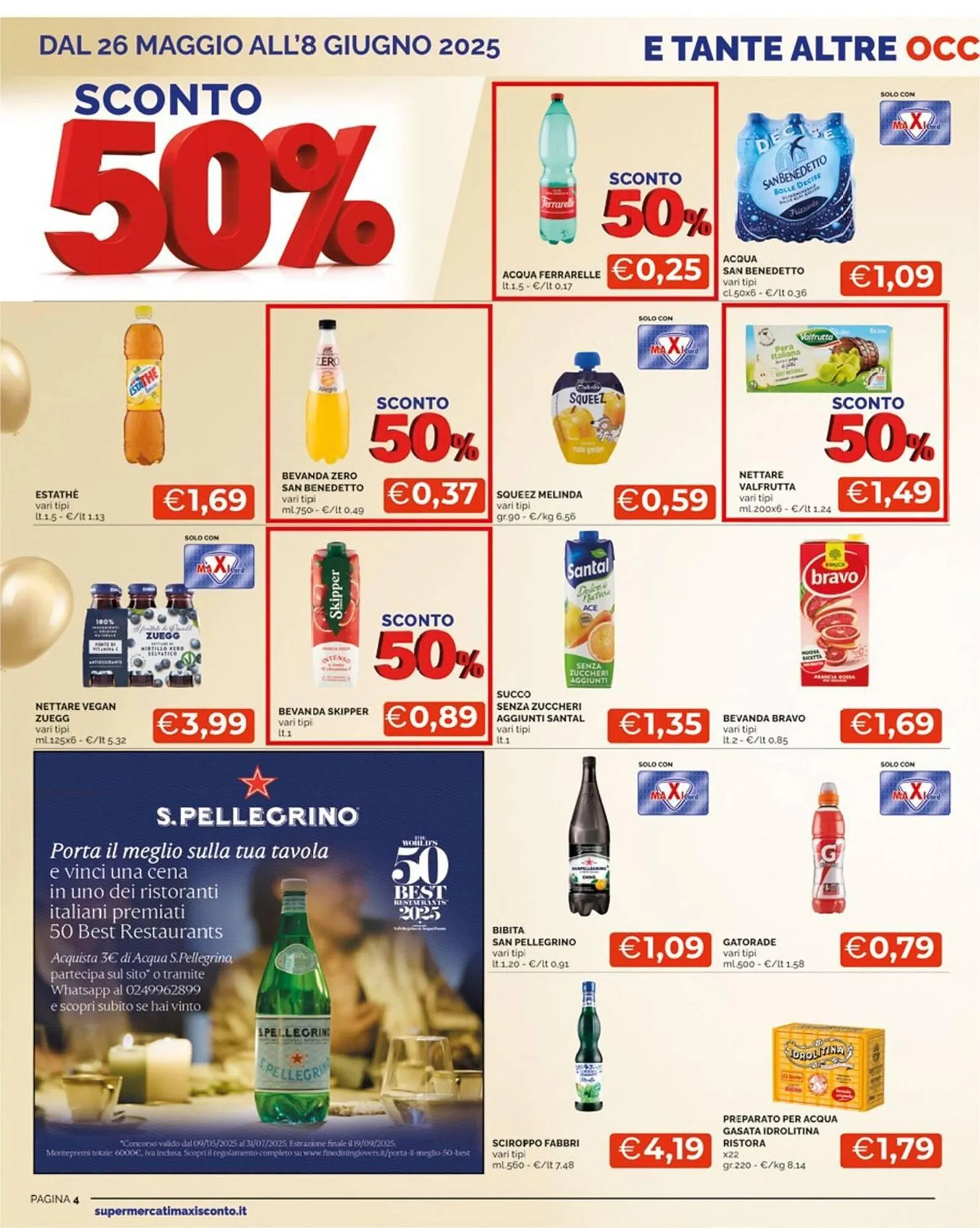 Volantino Maxisconto da 26 maggio a 8 giugno di 2025 - Pagina del volantino 4