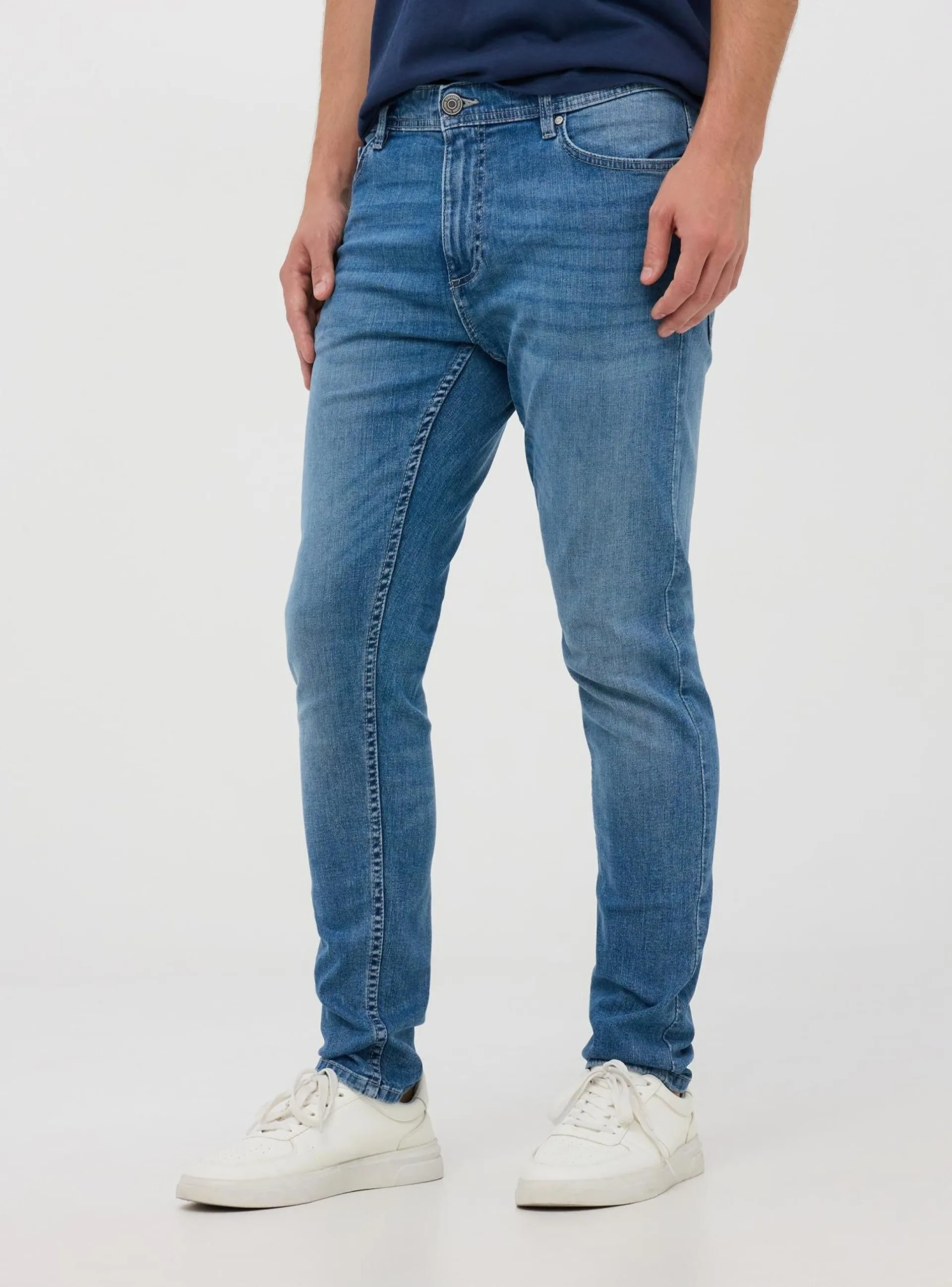 Jeans skinny Blu denim medio