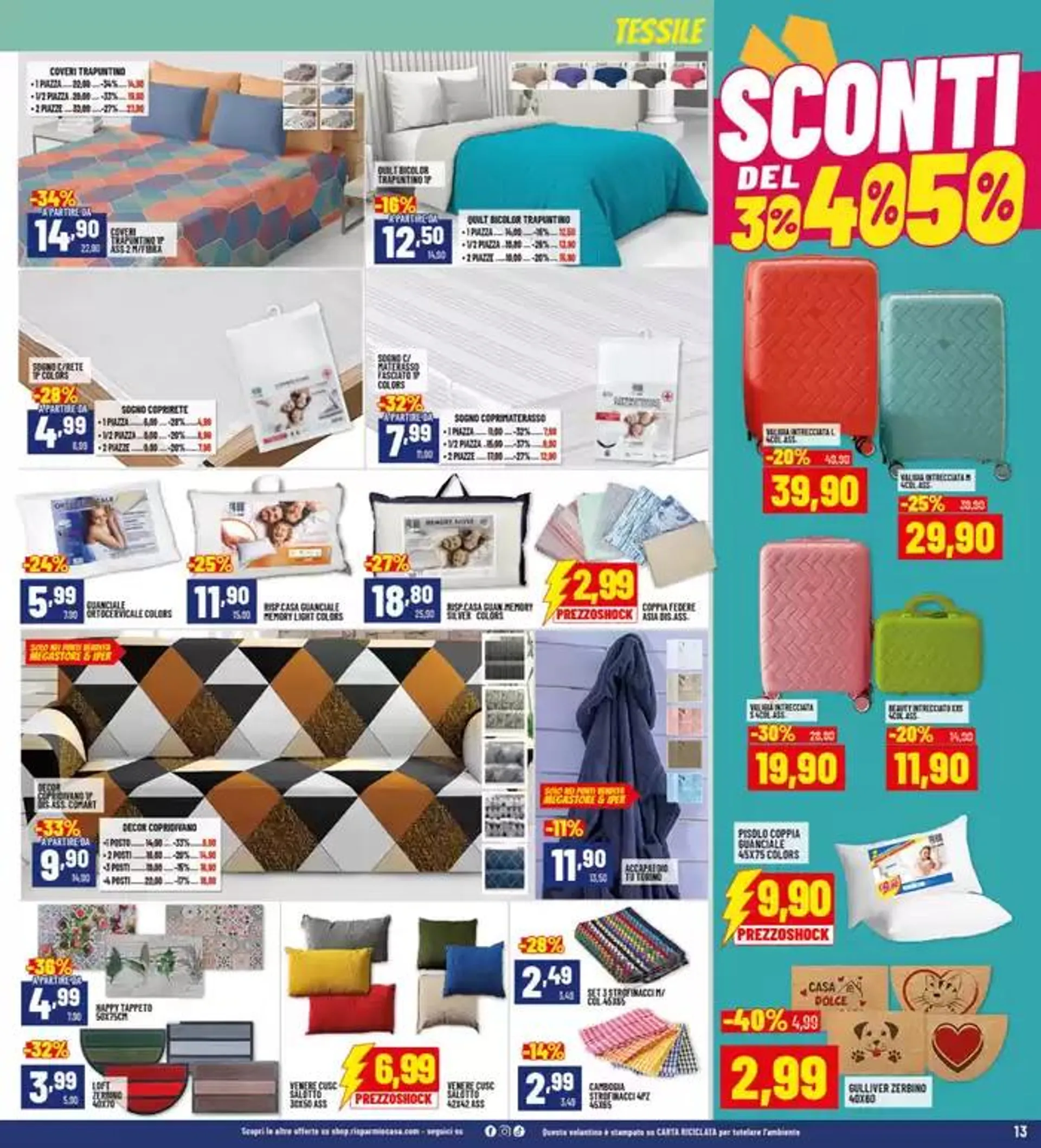 Sconti 30% 40% 50% da 26 settembre a 12 ottobre di 2024 - Pagina del volantino 13