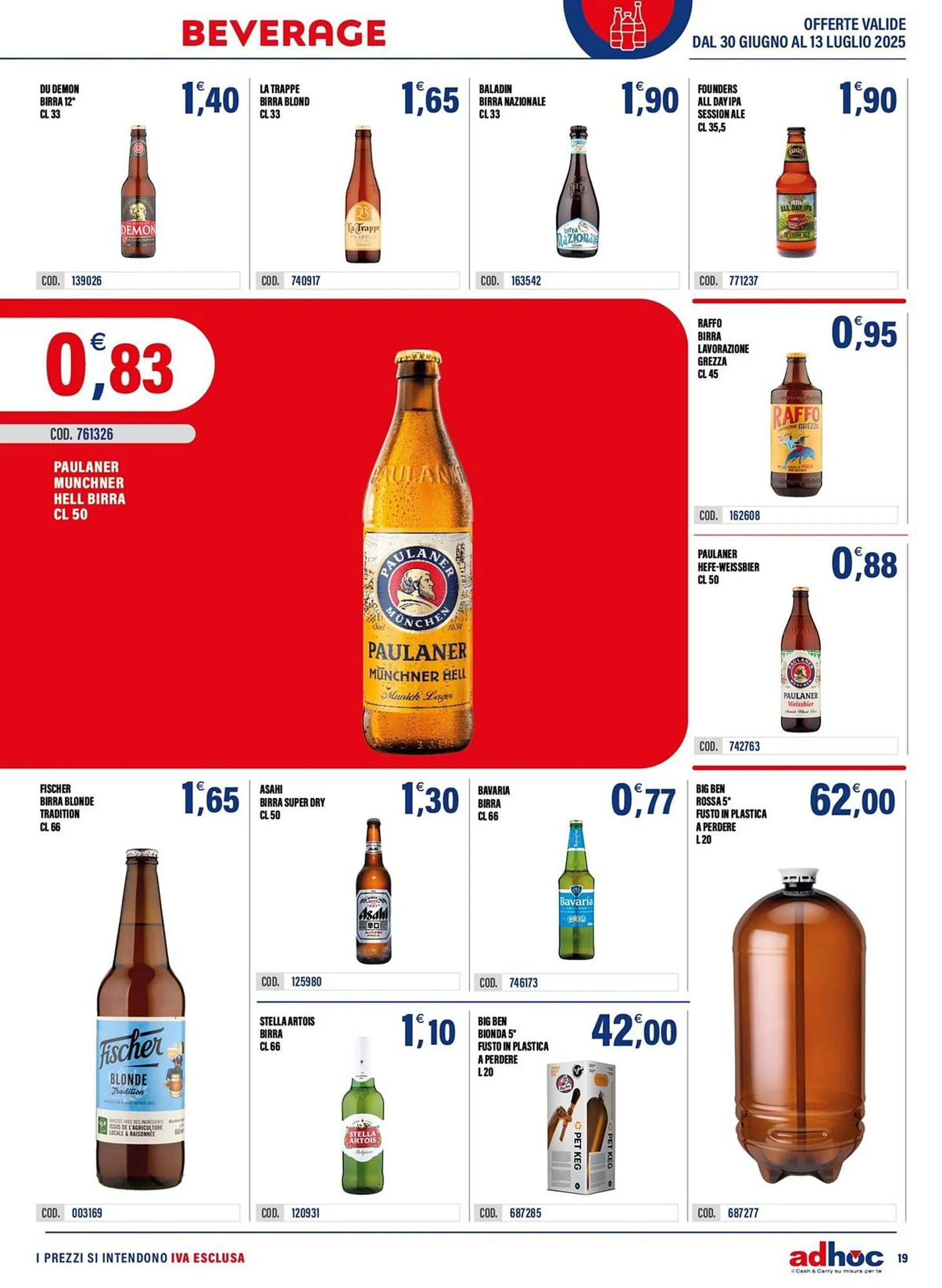 Volantino Adhoc da 30 giugno a 13 luglio di 2025 - Pagina del volantino 19