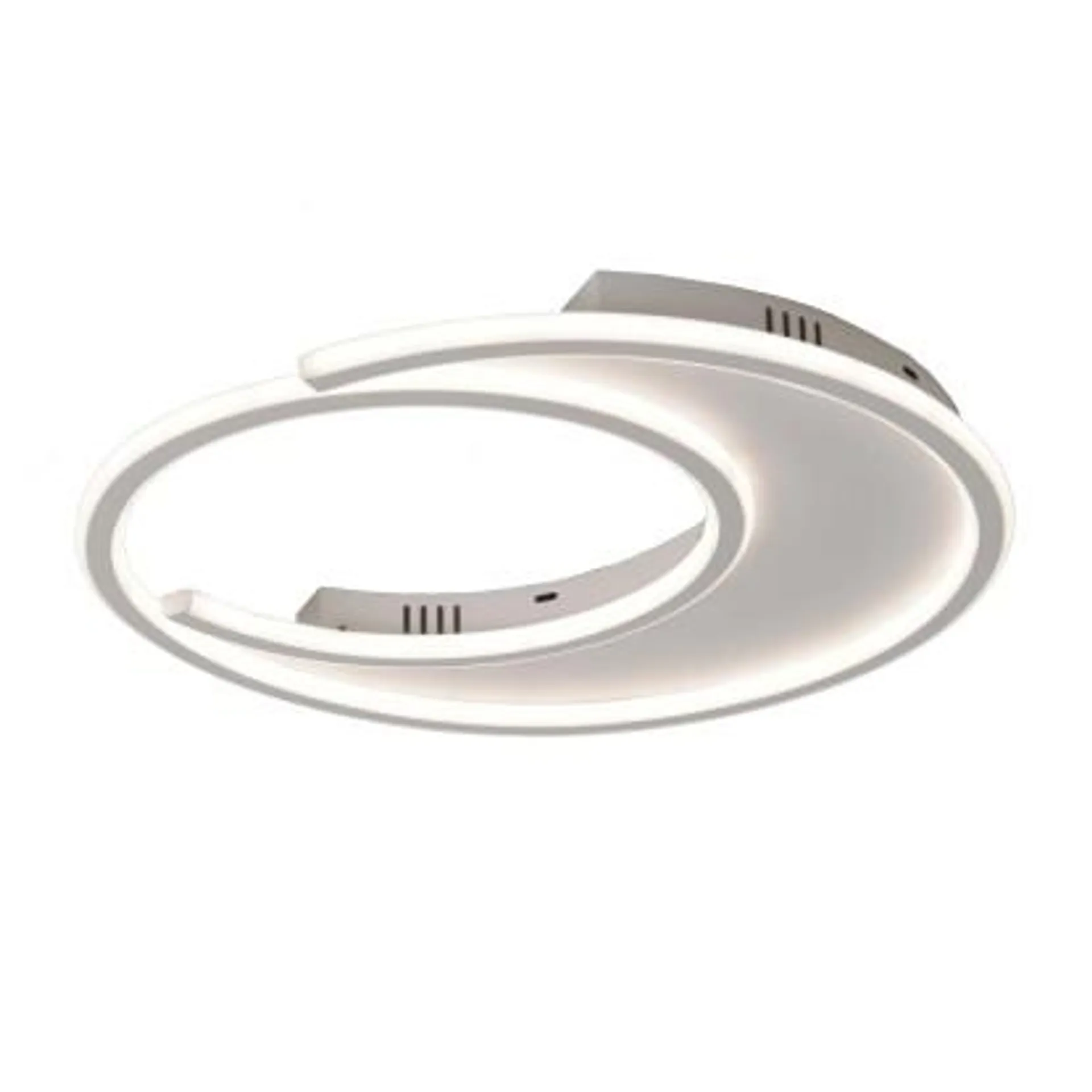 Plafoniera tonda LED in metallo e silicone Lexi 92 W 3000-6000 K bianco