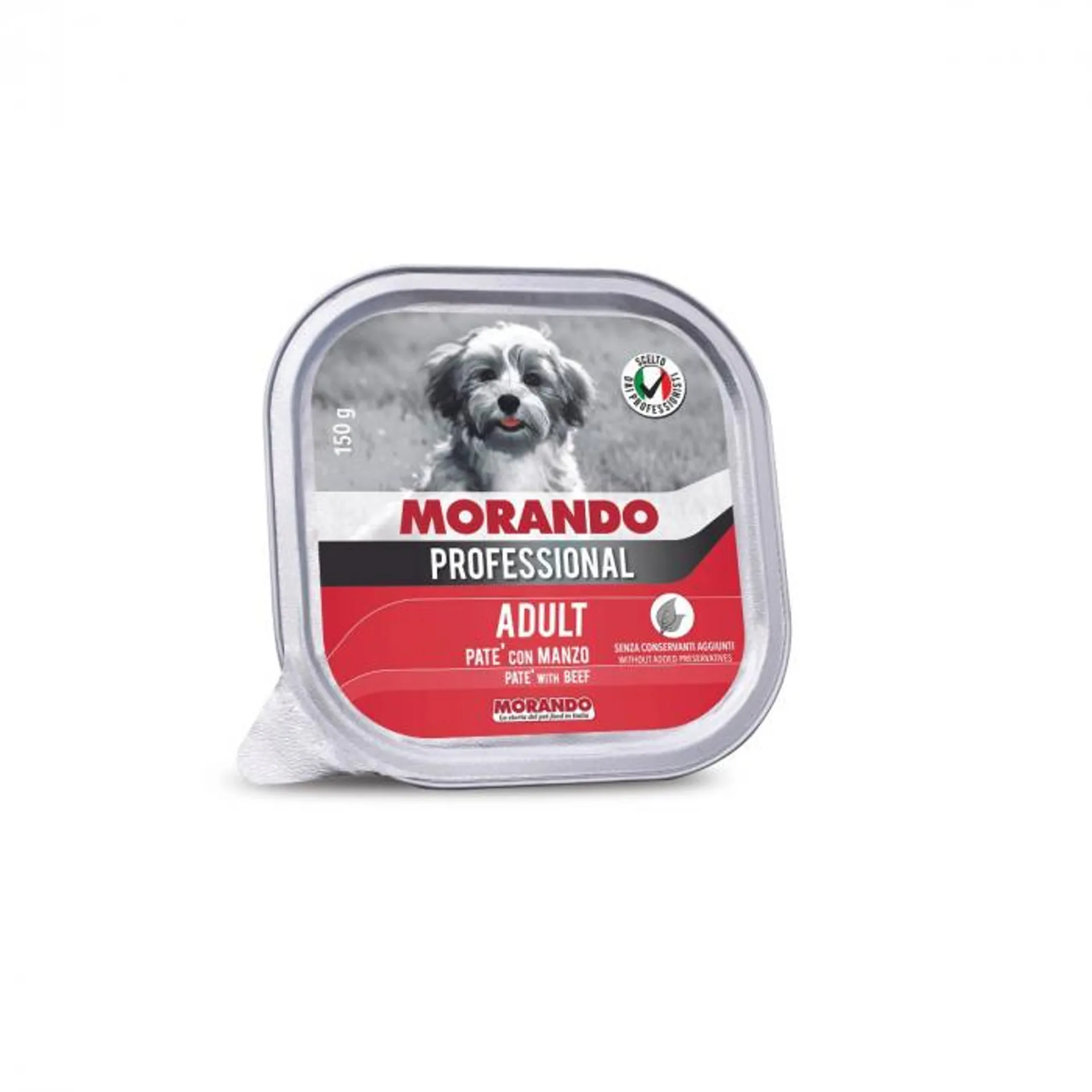 Morando Adult paté per cani adulti Vaschetta 150g