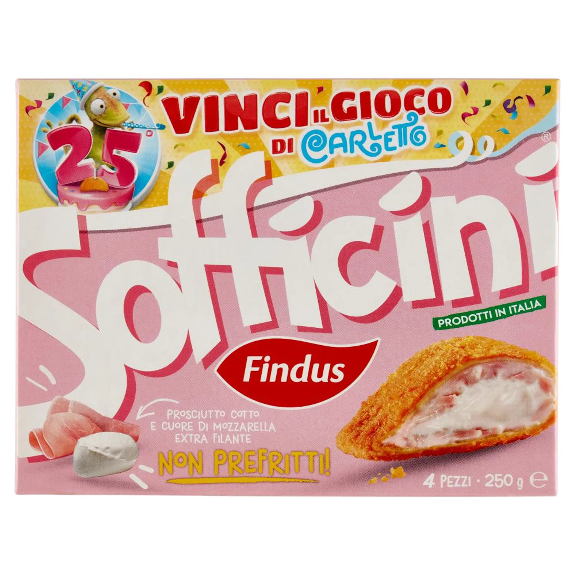 Sofficini Findus 4 Sofficini Prosciutto Cotto Più Mozzarella 250 g