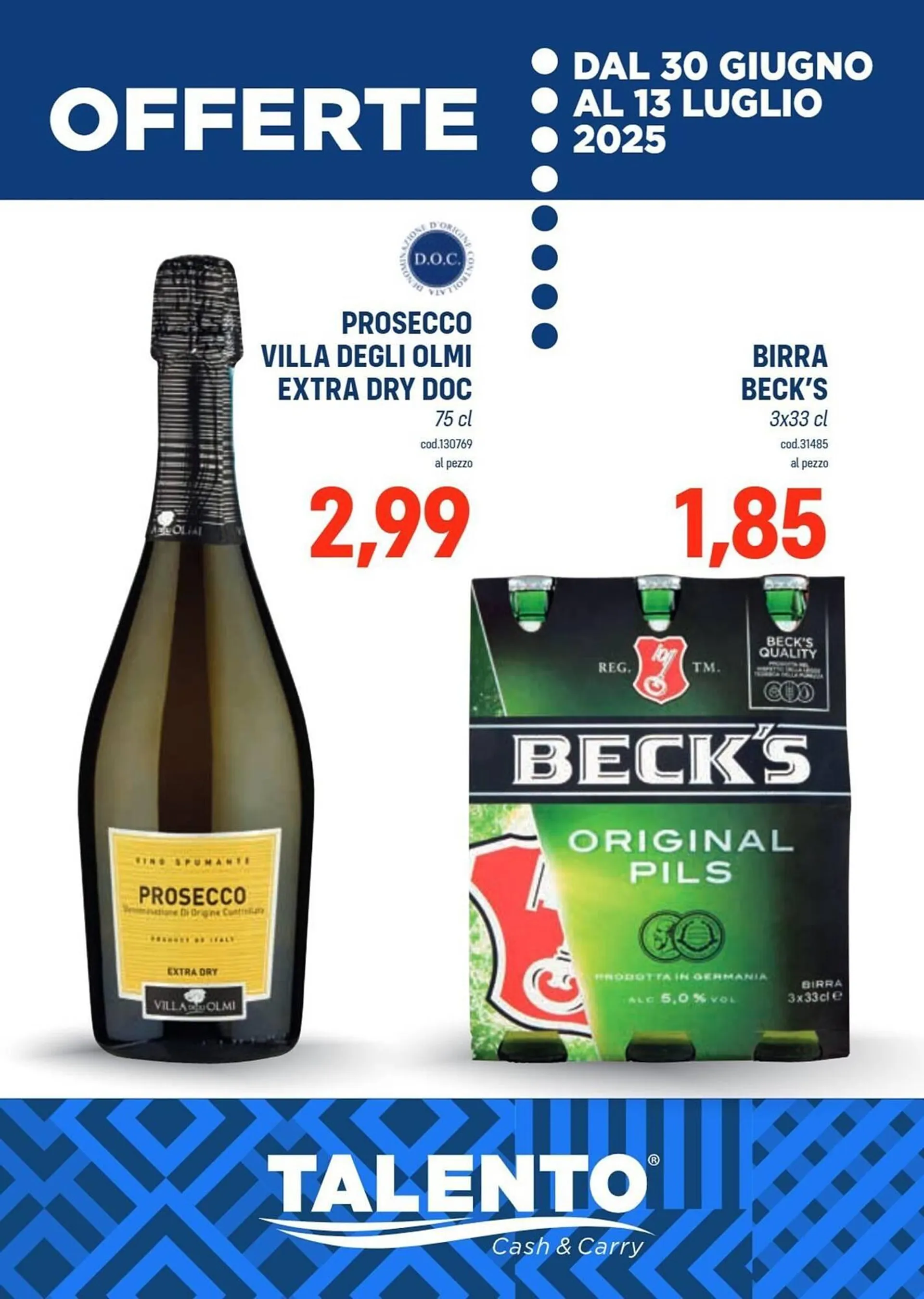 Volantino Talento Professional Store da 30 giugno a 13 luglio di 2025 - Pagina del volantino 1