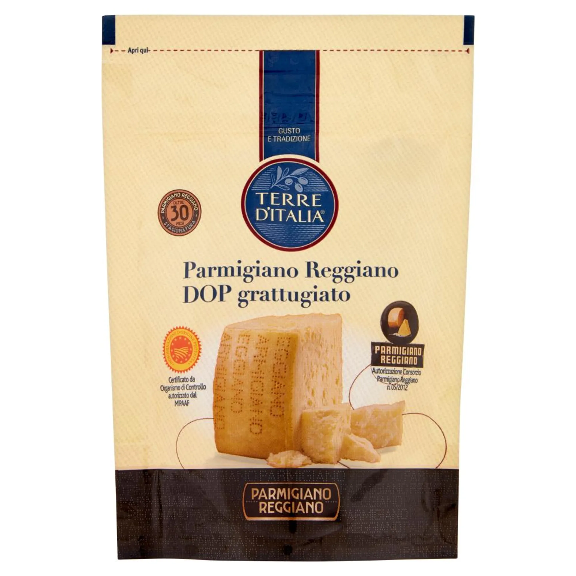 Terre d'Italia Parmigiano Reggiano DOP grattugiato 60 g