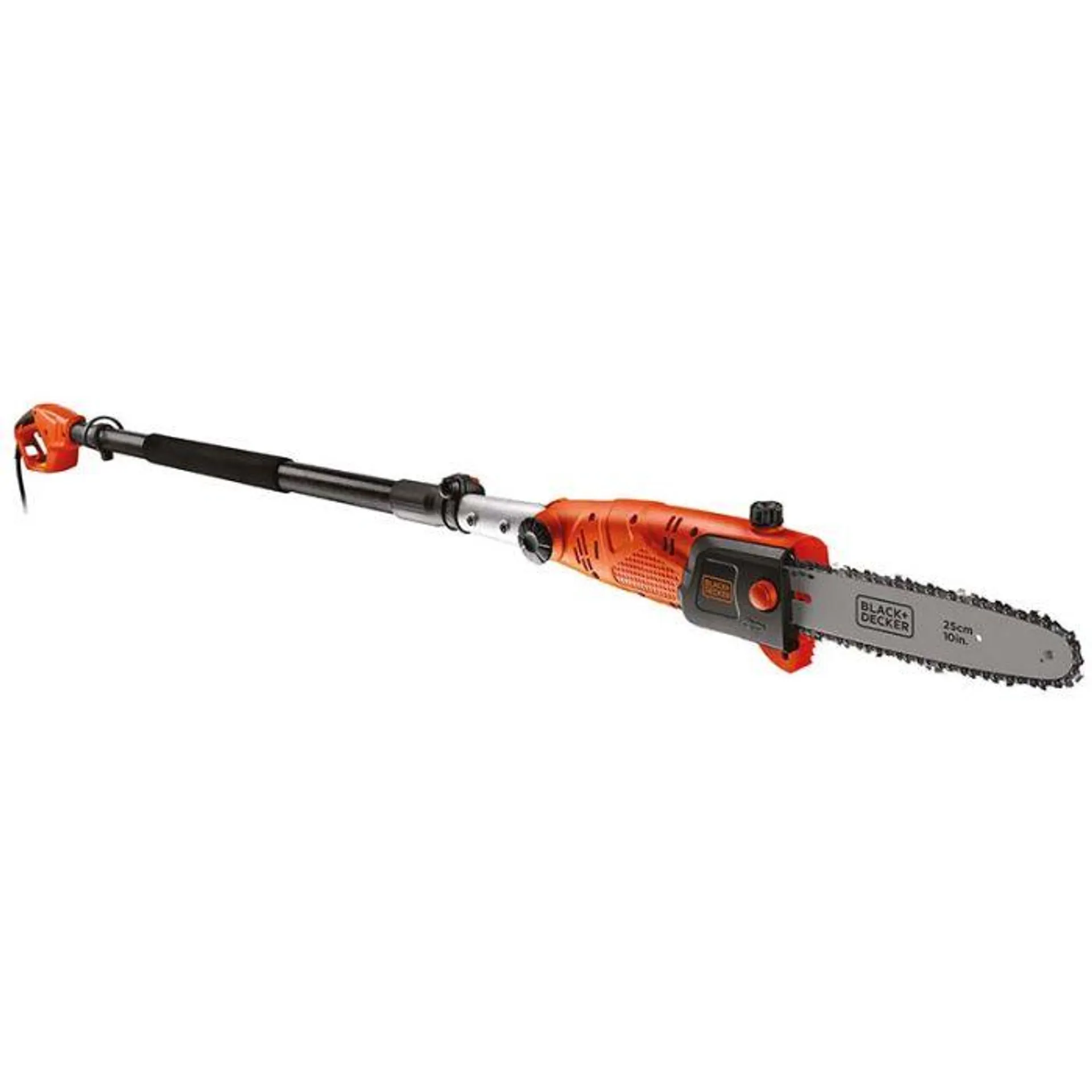 Black+decker Elettrosega potatrice telescopica 800 w, capacità taglio 25 cm