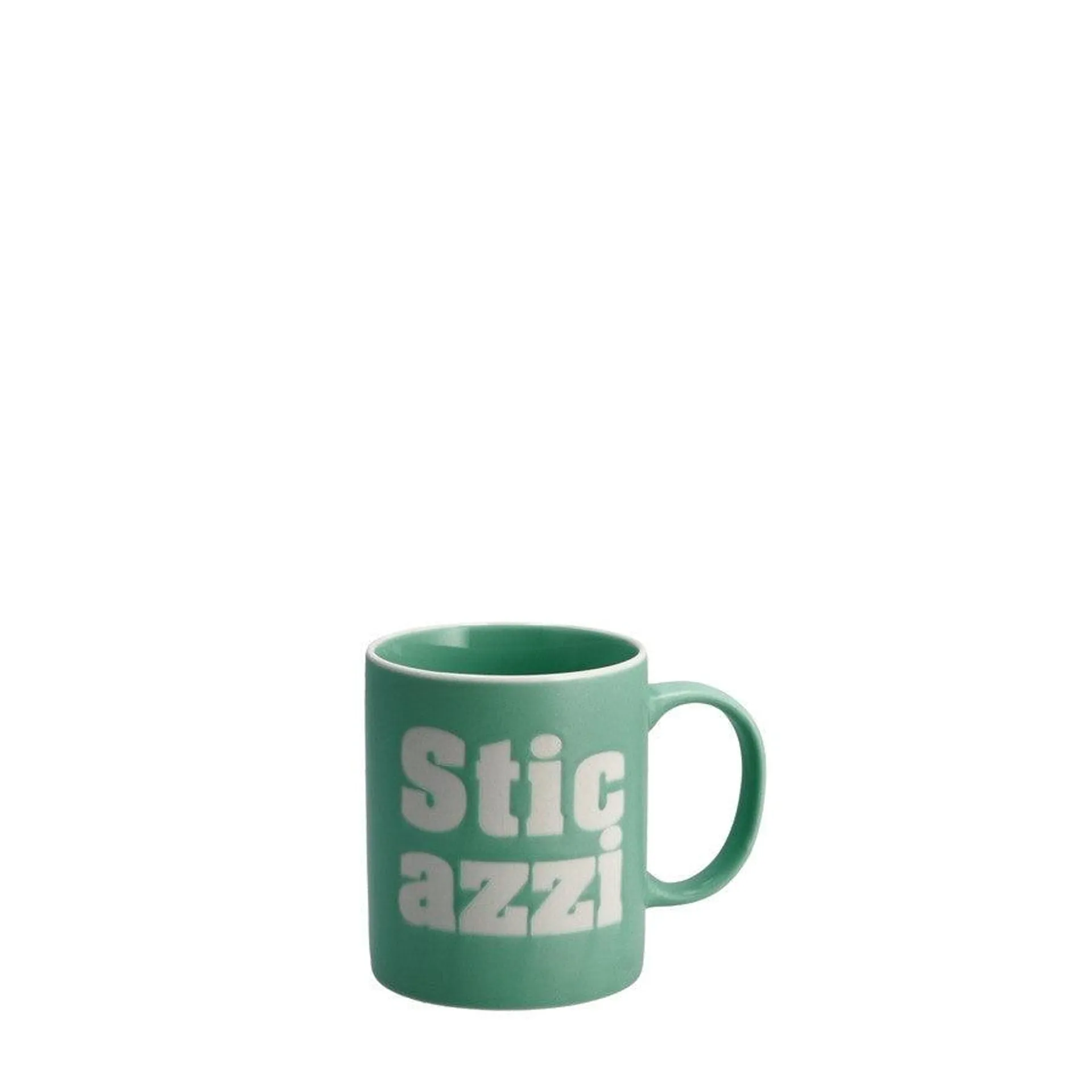 Ad - Tazza Mug Porcellana scritta 2 colori 340Ml