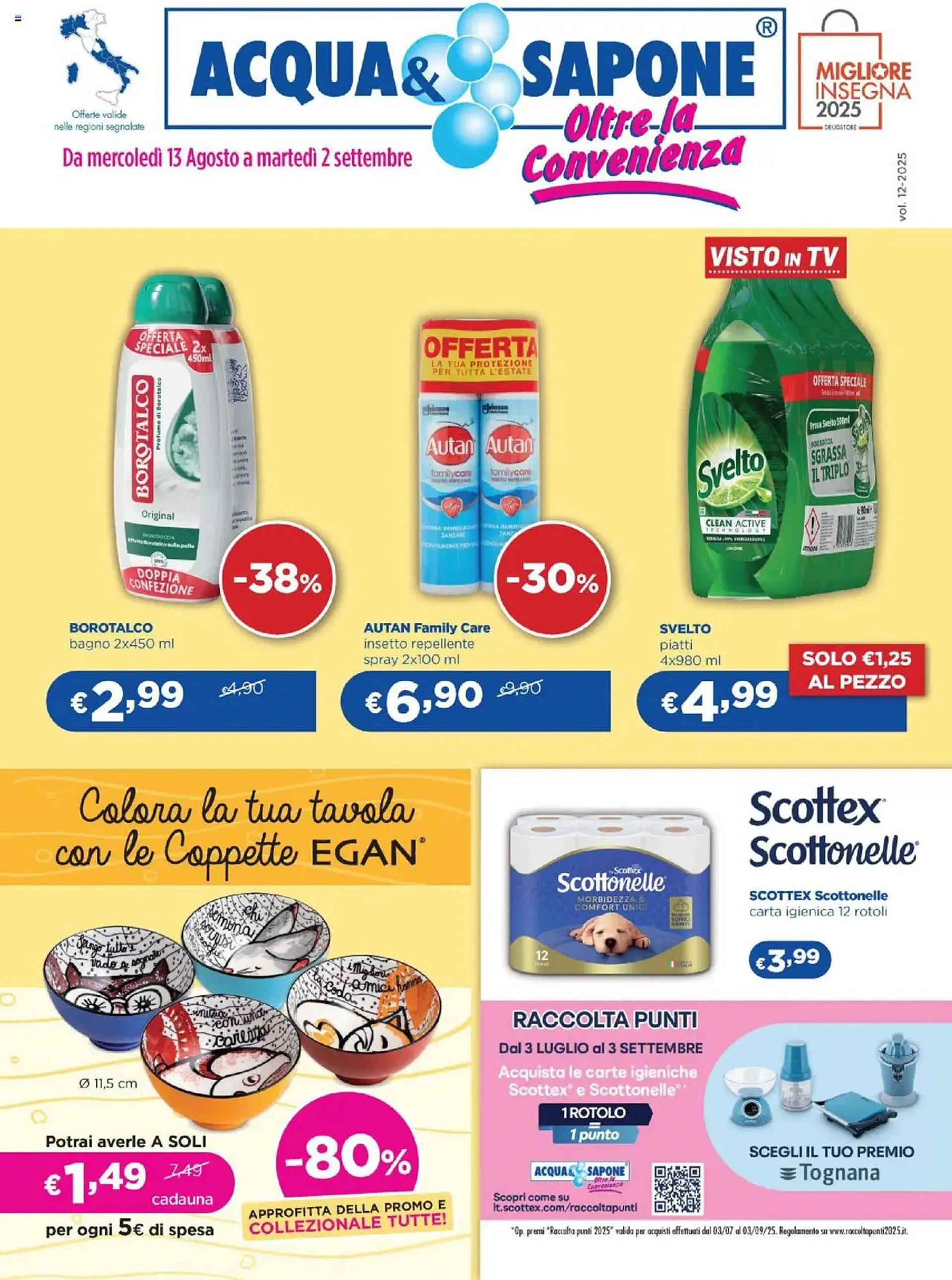 Volantino Acqua & Sapone da 13 agosto a 2 settembre di 2025 - Pagina del volantino 1