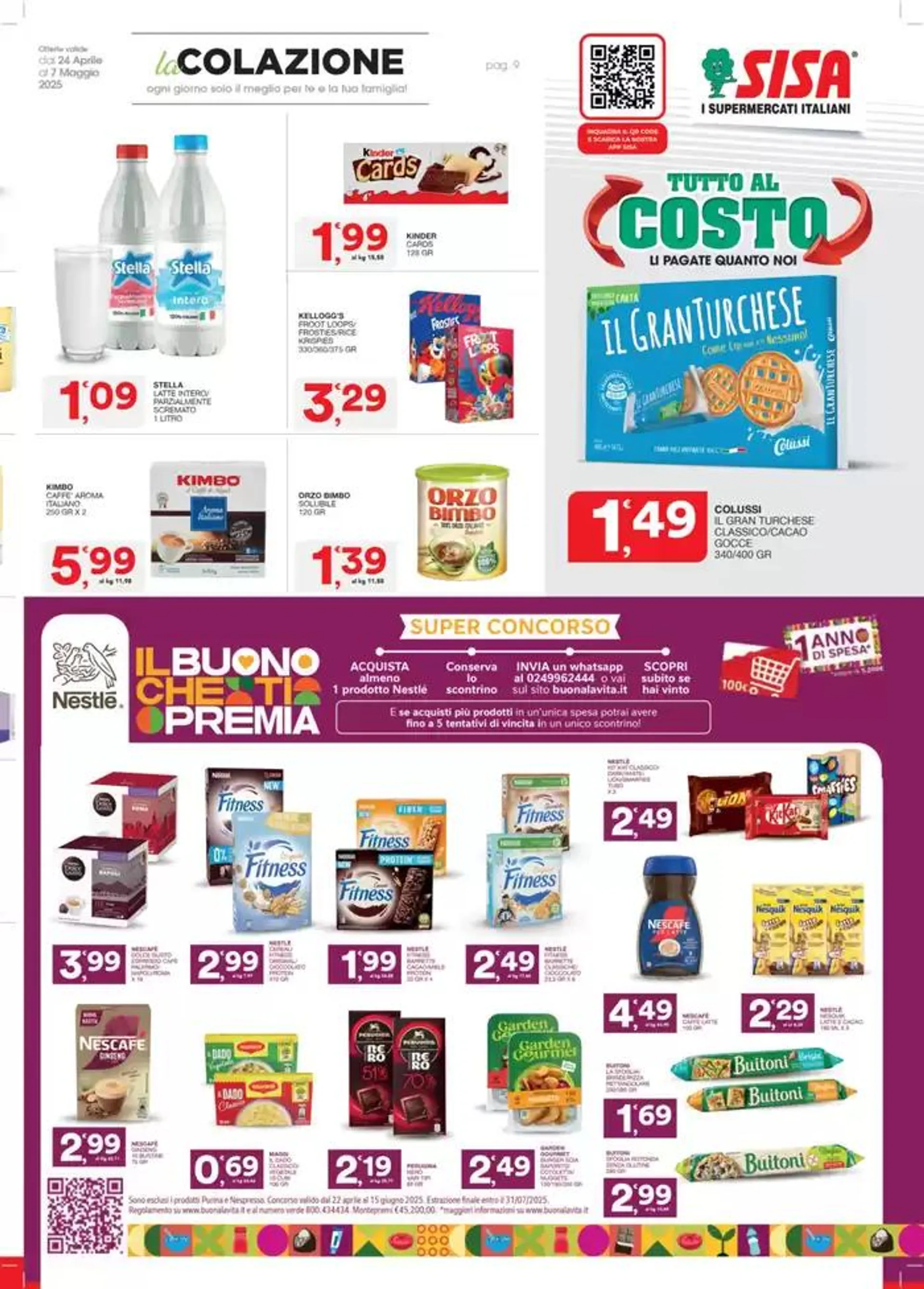 Tutto al costo da 24 aprile a 9 maggio di 2025 - Pagina del volantino 9